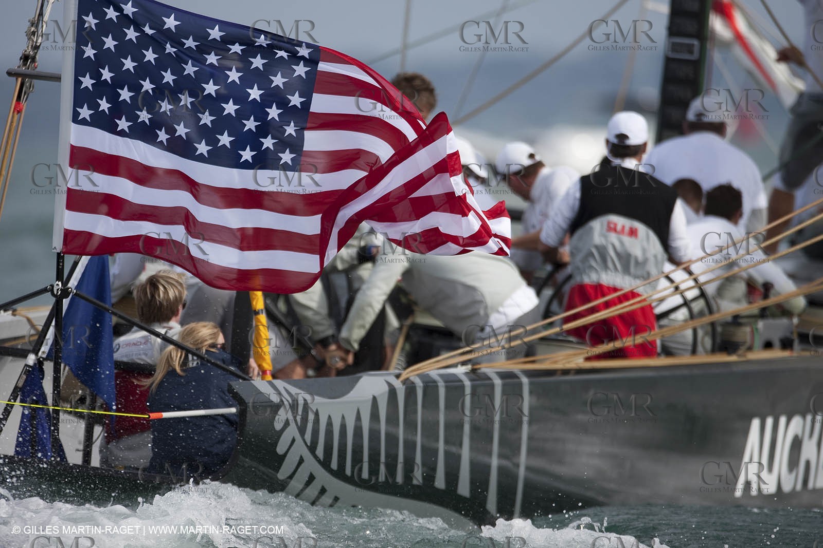 01 02 2009 - Auckland (NZL) -  Louis Vuitton Pacific Series -  Racing Day 3 - Round Robin 1