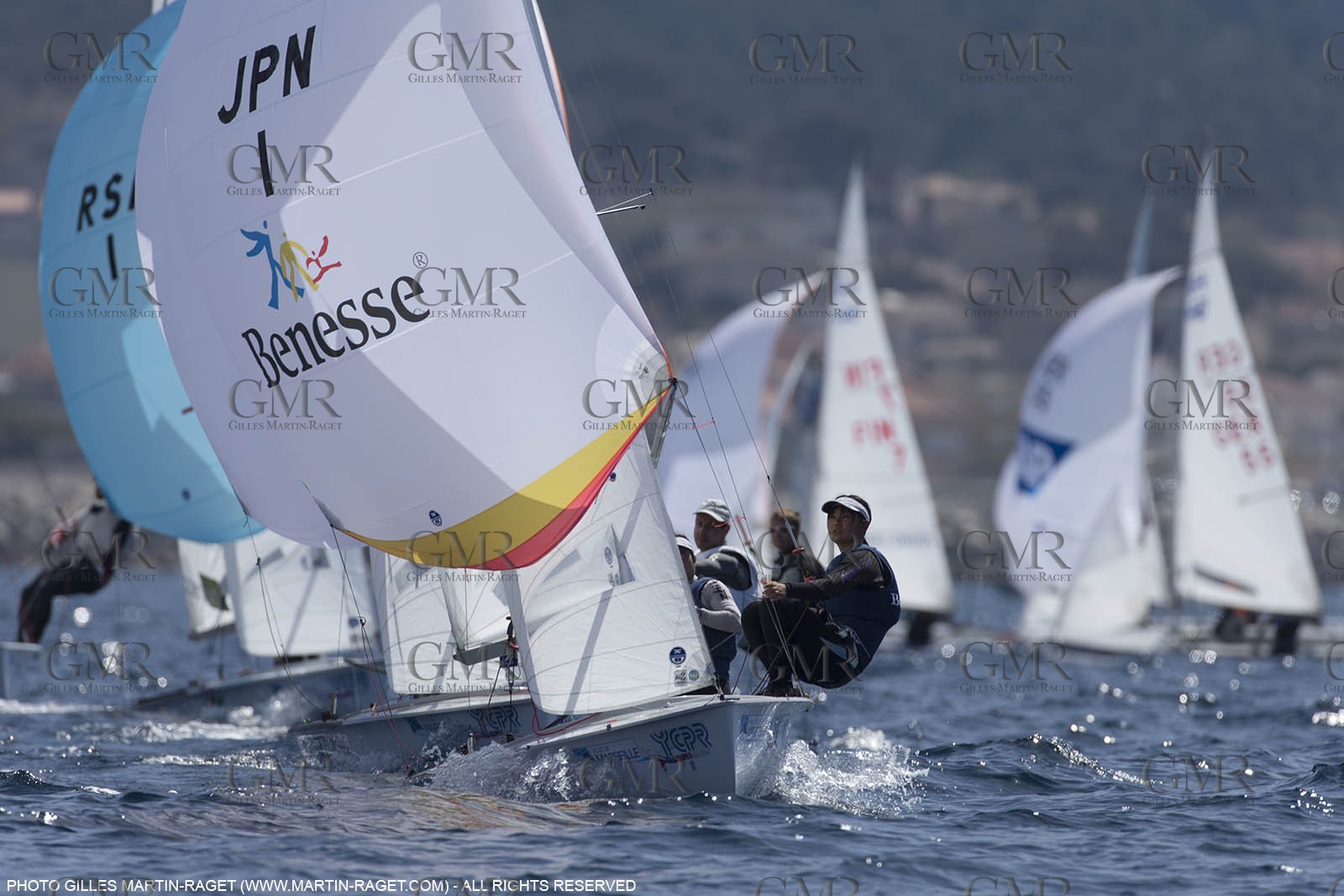10 04 2015, Marseille (FRA), Yachting Club de la Pointe Rouge - Coupe Internationale de Printemps des 470, Day 3