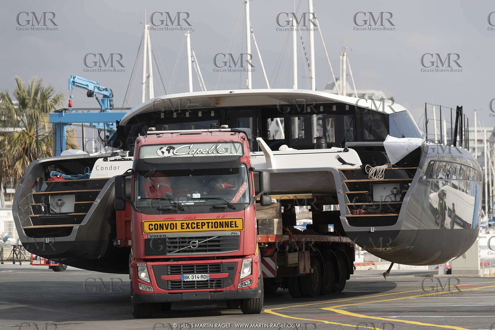 17 01 2018, La Grande Motte (FRA), Gunboat 68  1 launch
