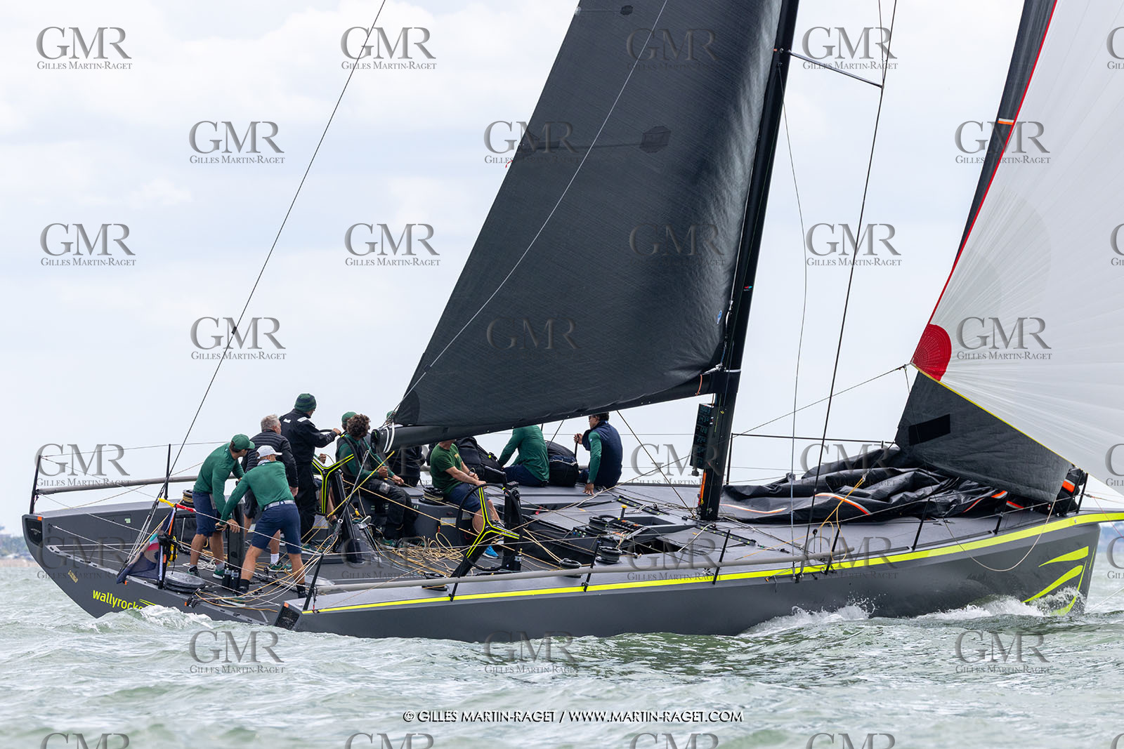 23 07 2025, Cowes (UK, IOW), Admiral's Cup 2025, Inshore racing Day 2, Django Wallyrocket 51, Yacht Club Costa Smeralda (ITA)