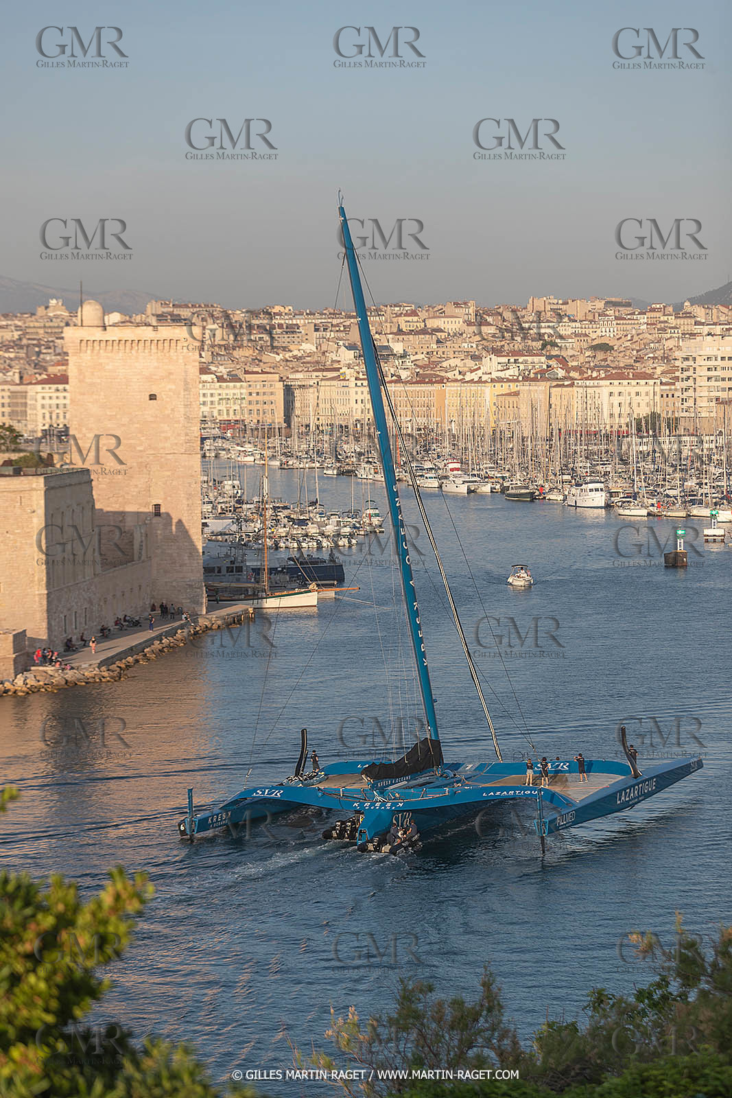 17 05 2022, Marseille (FRA), Arrivée du trimaran Ultim SVR LAZARTIGUE à Marseille