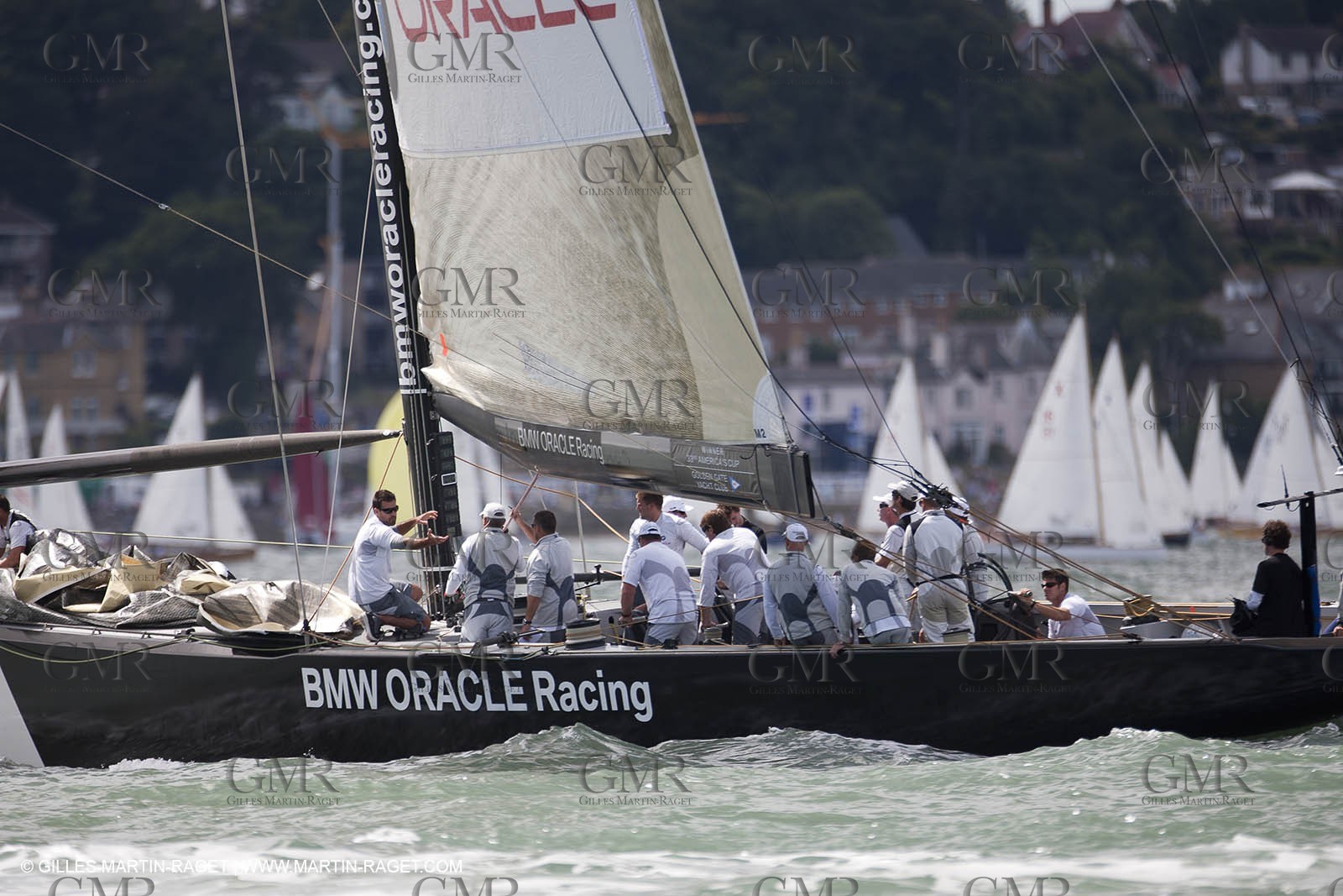 02 08 2010 - Cowes (UK, IOW) - The 1851 Cup -  BMW ORACLE Racing - Training Day.