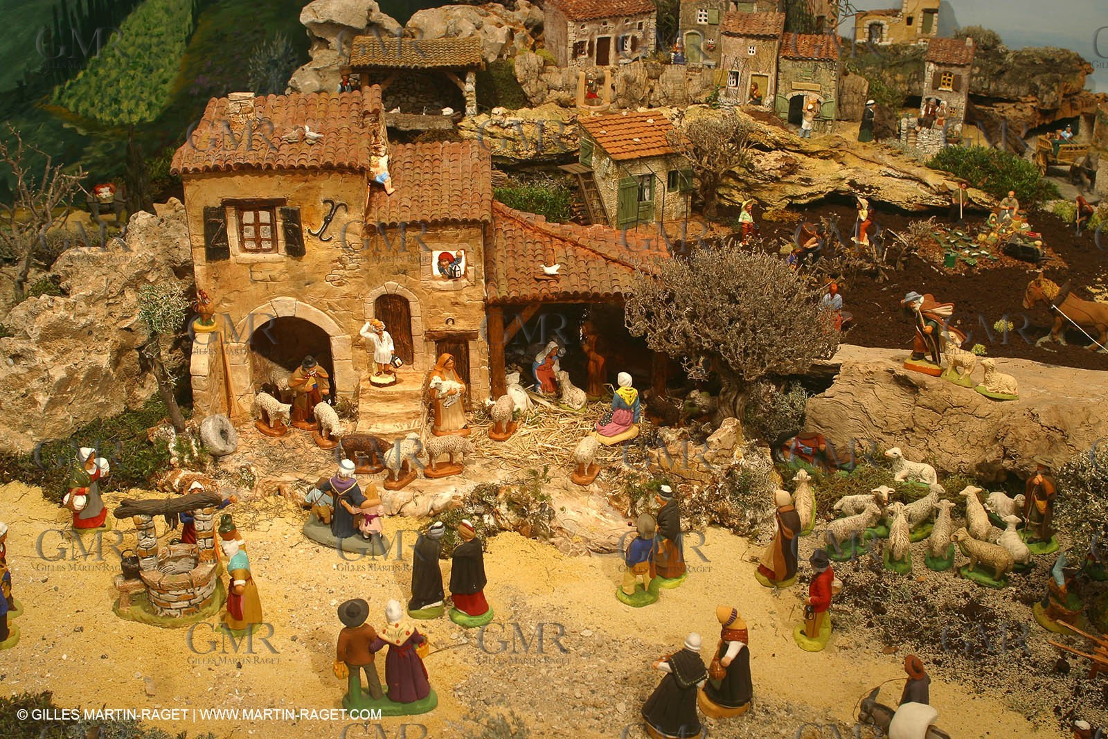 Great crib from les Saintes Maries de la mer (FRA, 13) for Christmas, December 2010