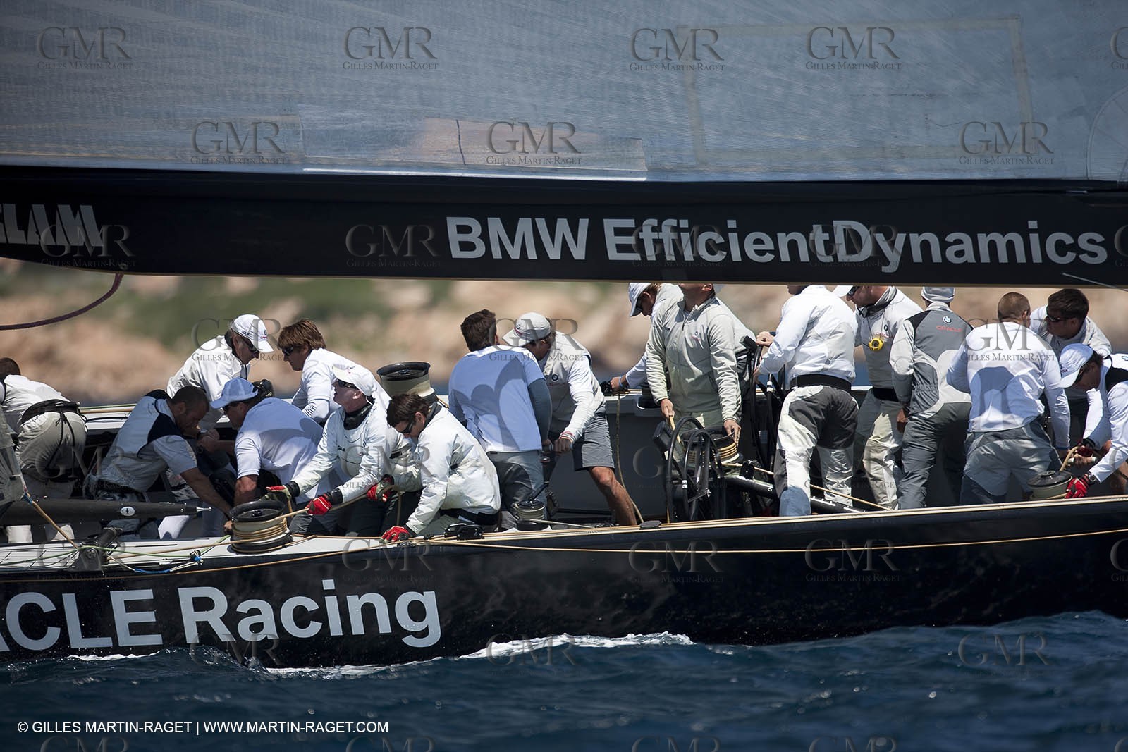 19 05 2010 - La Maddalena (ITA, Sardinia) Louis Vuitton Trophy - BMW ORACLE Racing - Training