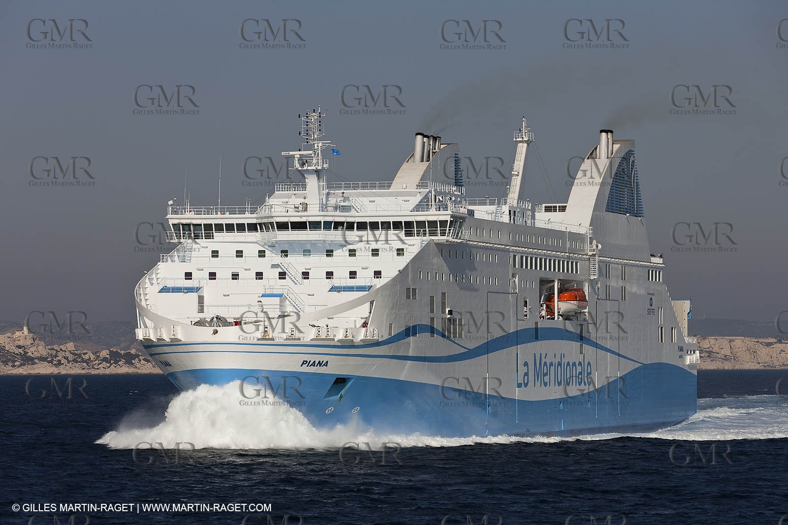 14 01 2012 - Marseille (FRA,13) - La Meridionale shipping company - the Piana off Marseille and the Calanques