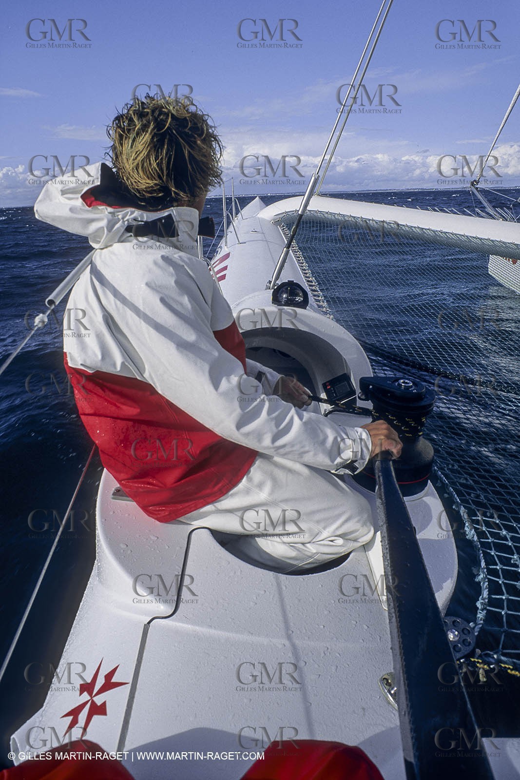 Sailing, Offshore Racing, Route du Rhum 1990, RMO, Laurent Bourgnon