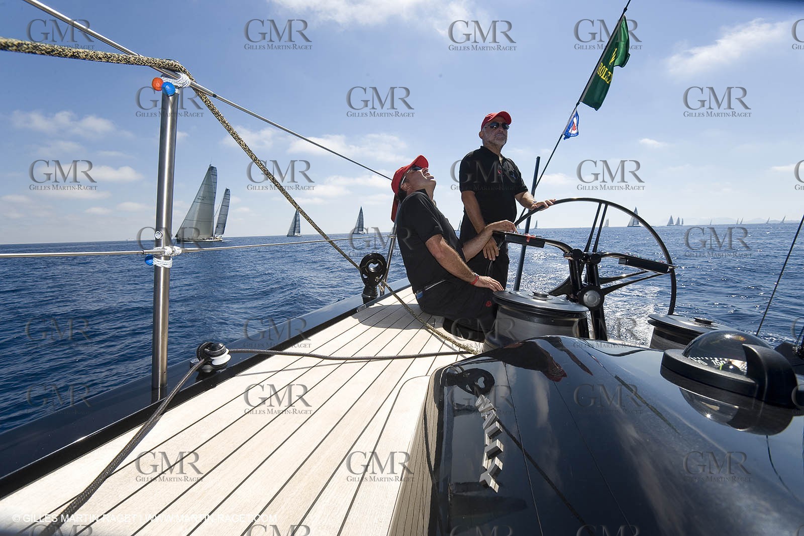 03 09 06 - Porto Cervo (Sardinia) - Maxi World Cup 2006 - Onboard Wally 90 Tango