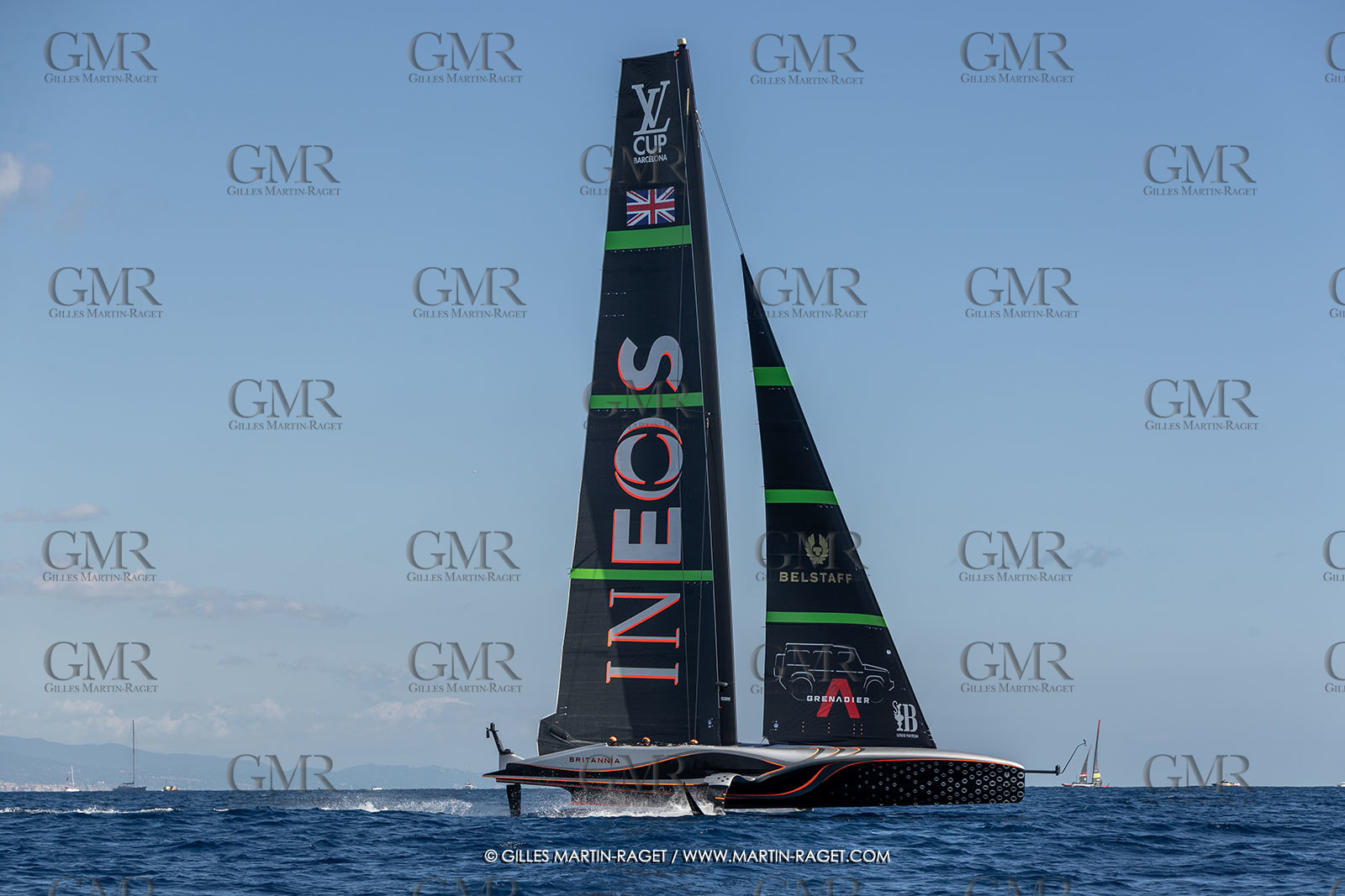 04 10 2024, Barcelona (ESP), 37th America's Cup, Louis Vuitton Cup Final, Race Day 7