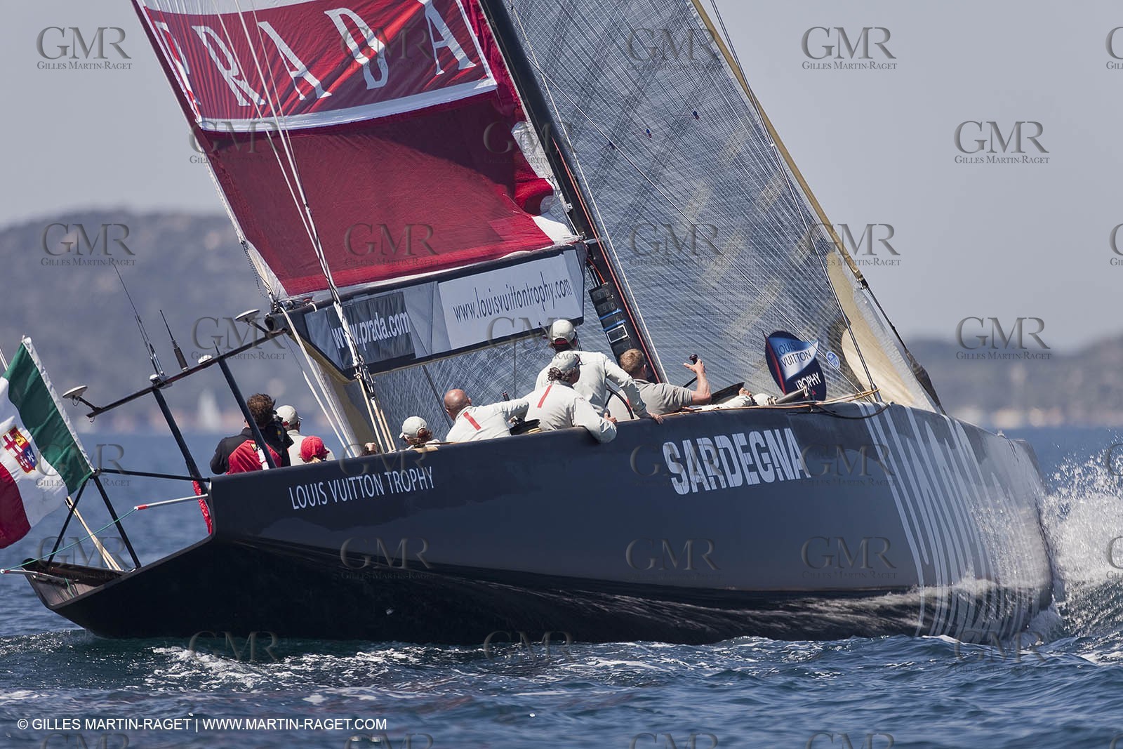 23 05 2010 - La Maddalena (ITA, Sardinia) Louis Vuitton Trophy - BMW ORACLE Racing - Racing Day 2