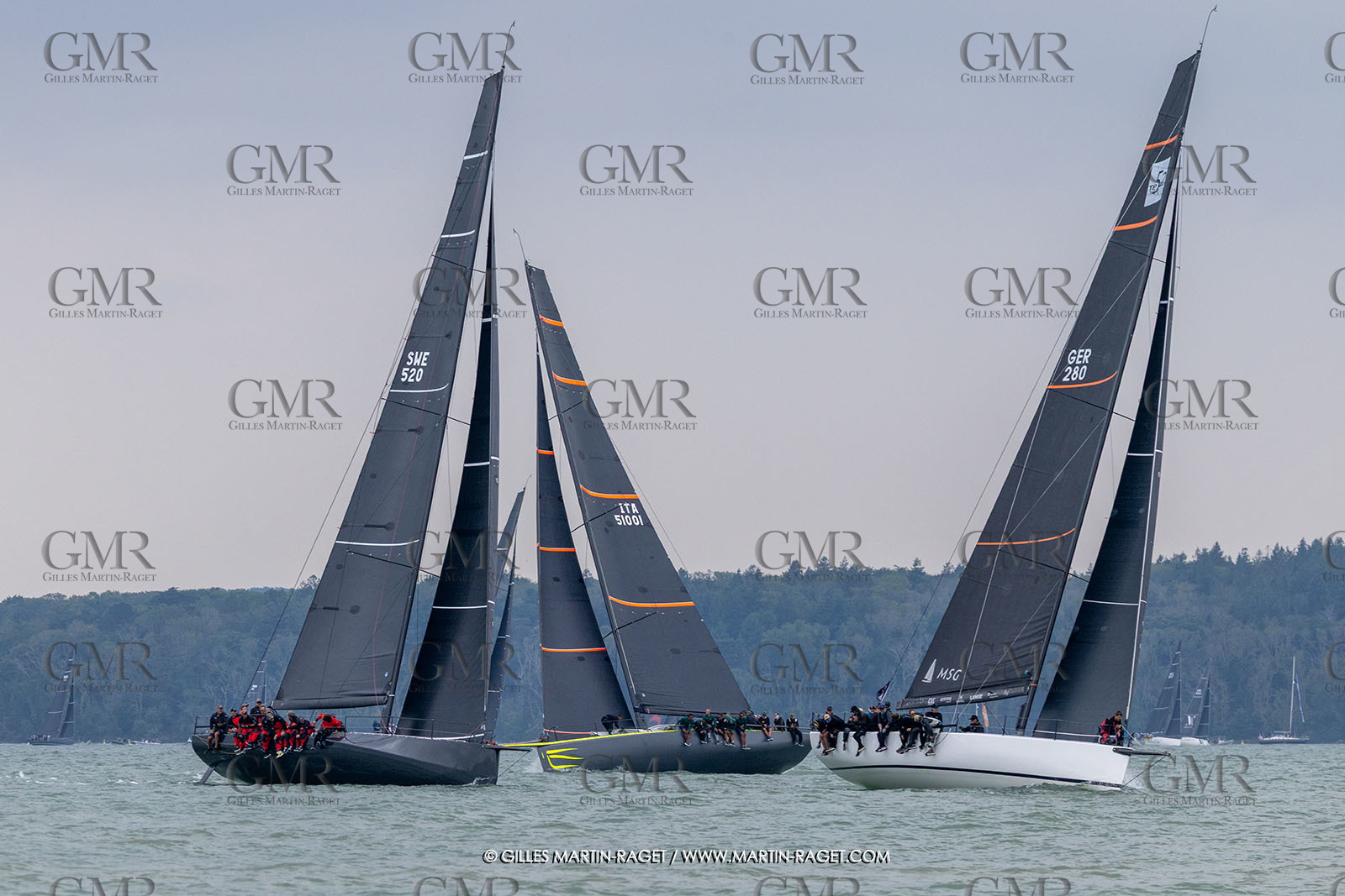 24 07 2025, Cowes (UK, IOW), Admiral's Cup 2025, Inshore races 3 & 4, Django WR51, Yacht Club Costa Smeralda (ITA)