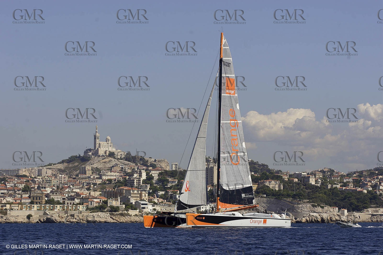 Orange II - 2004 Mediterranée Record - arrival at Marseille