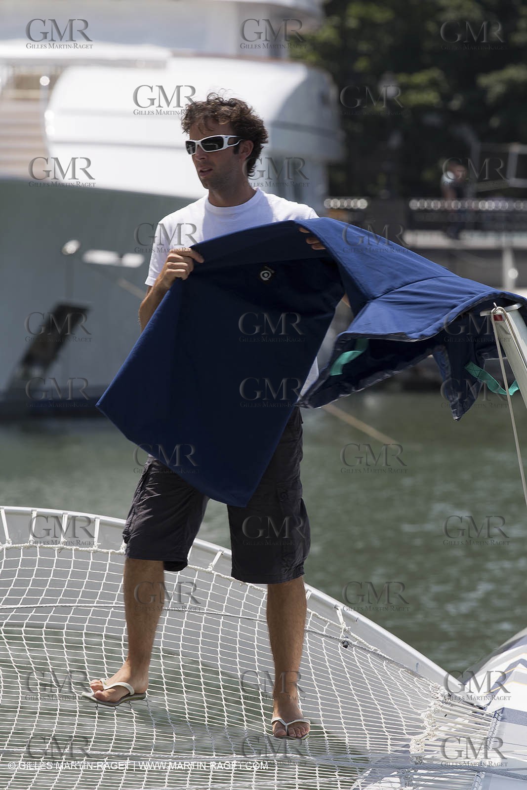 05 07 2012 - New York (USA) - Ocean Krys Race - Speed runs in fornt of NY city