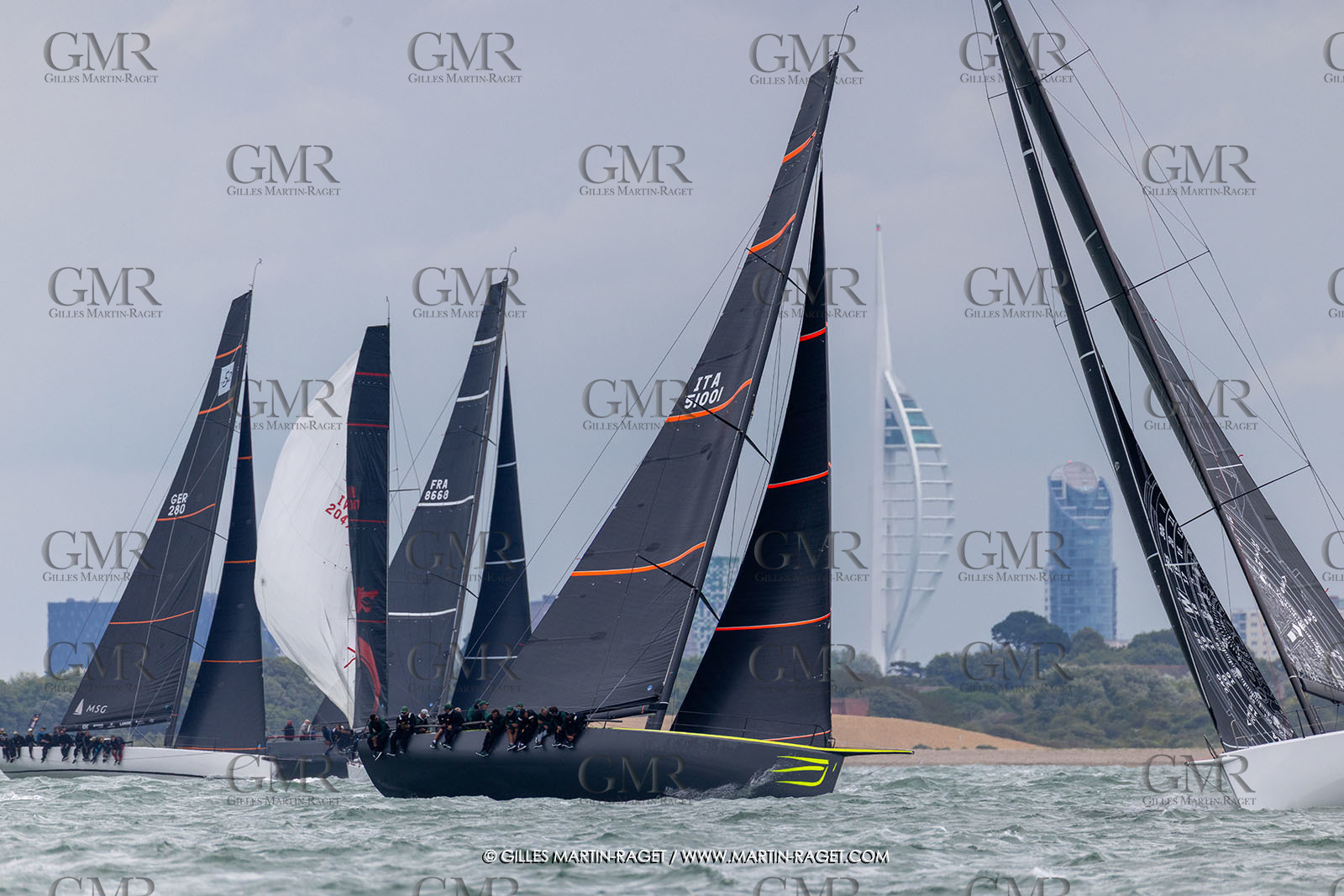 22 07 2025, Cowes (UK, IOW), Admiral's Cup 2025, Inshore Races 1 & 2,