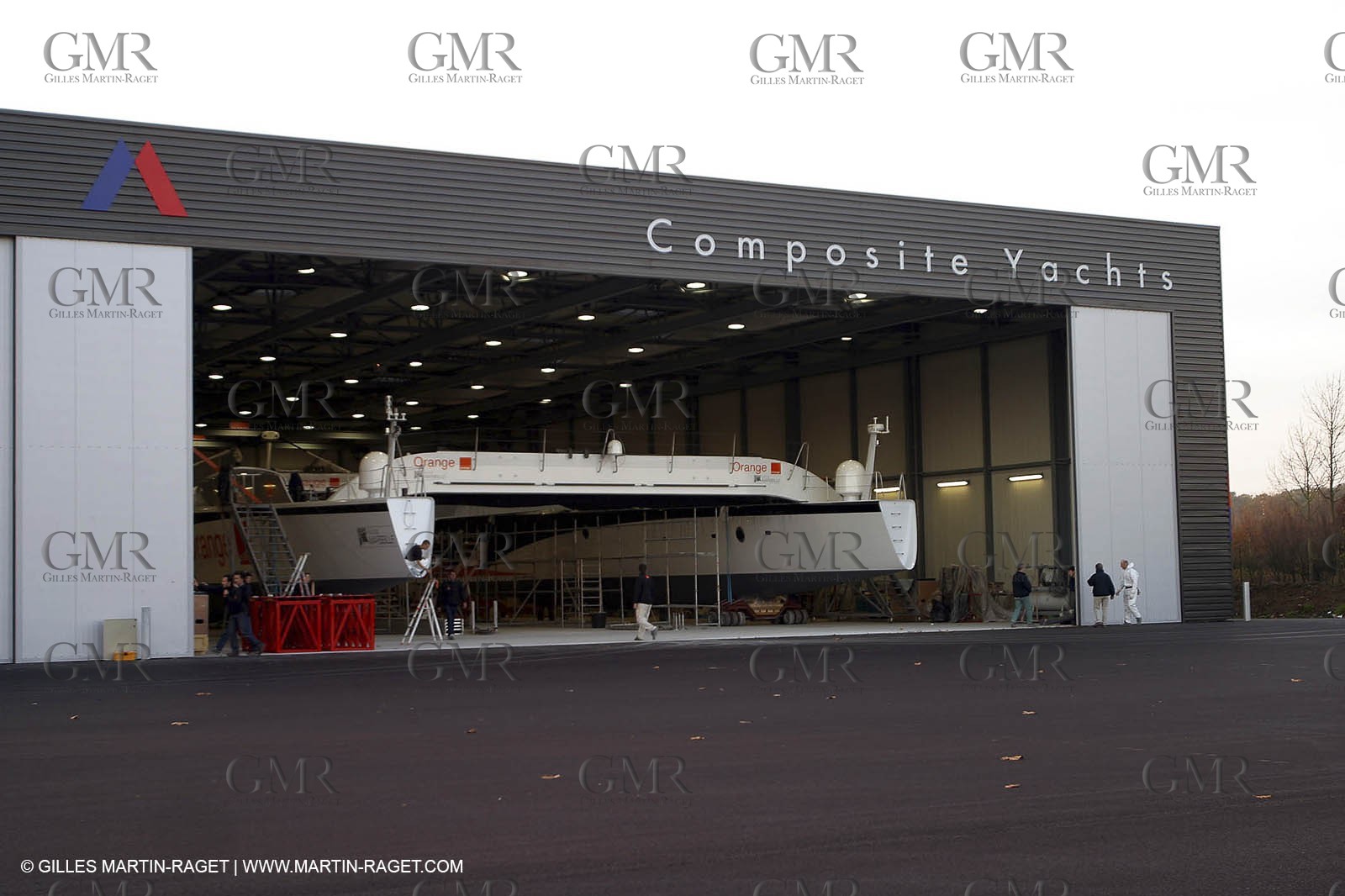 Vannes - Chantier Multiplast - sortie de chantier Orange II