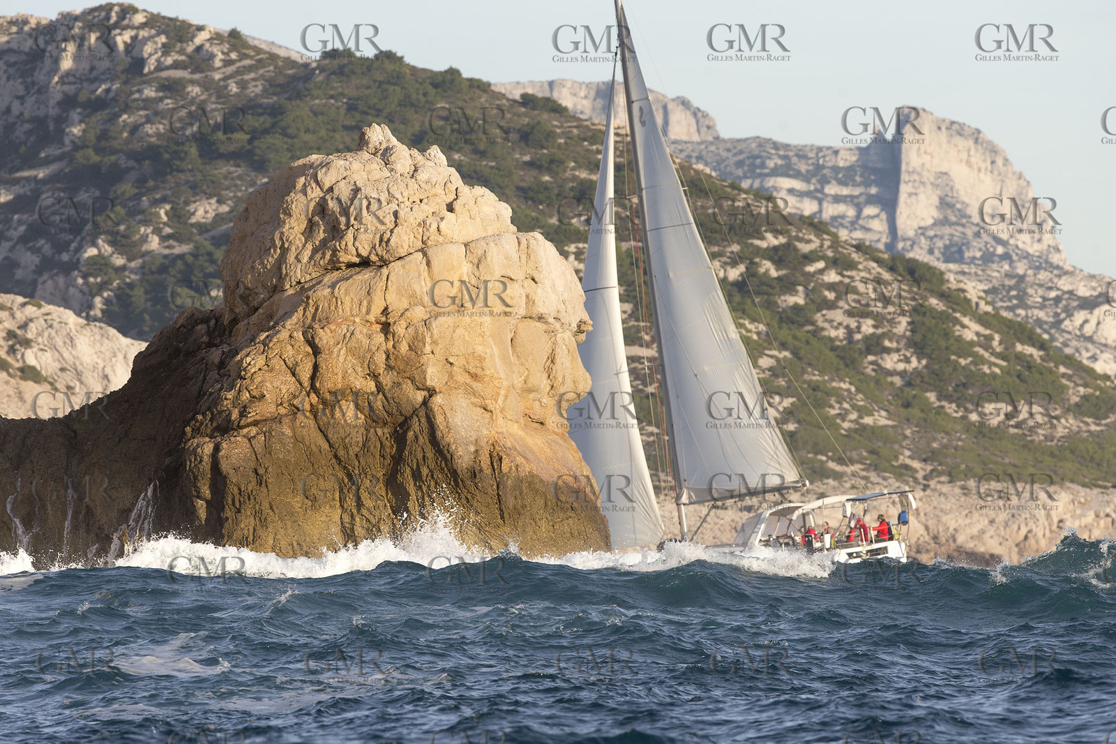 08 01 2016, Marseille (FRA, 13), Cruising in winter in the Calanques