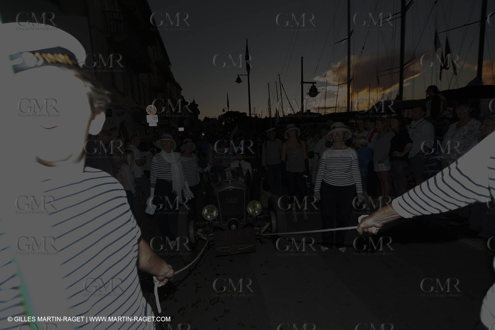02 10 2014, Saint-Tropez (FRA,83), Voiles de Saint-Tropez 2014, Day 4, défilé des équipages   crew parade