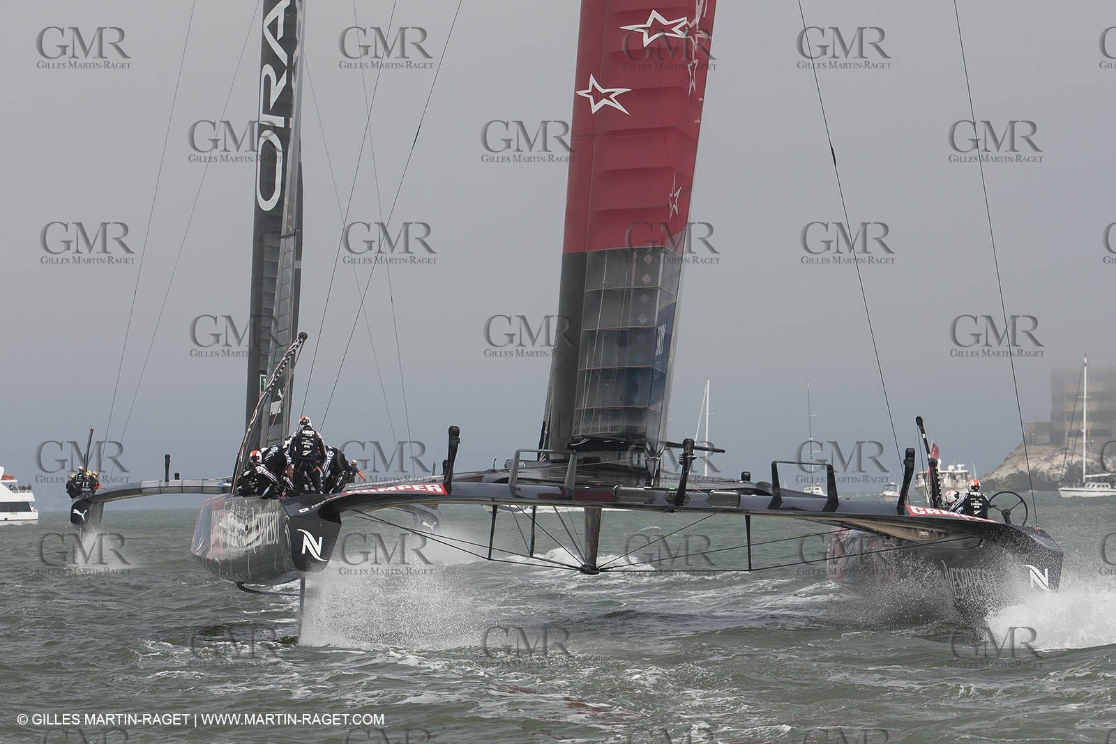 08 09 2013 - San Francisco (USA,CA) - 34th America's Cup - Final Match - Race Day 2