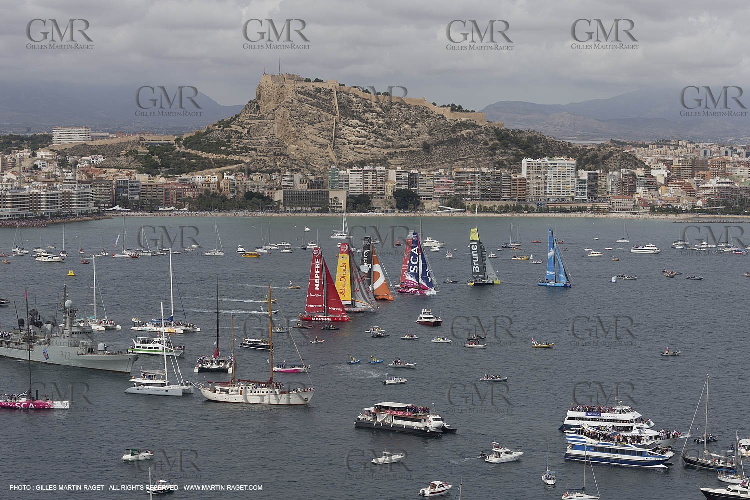11 10 2014, Alicante (ESP), Volvo Ocean Race 2014-15, Team Alvimedica
