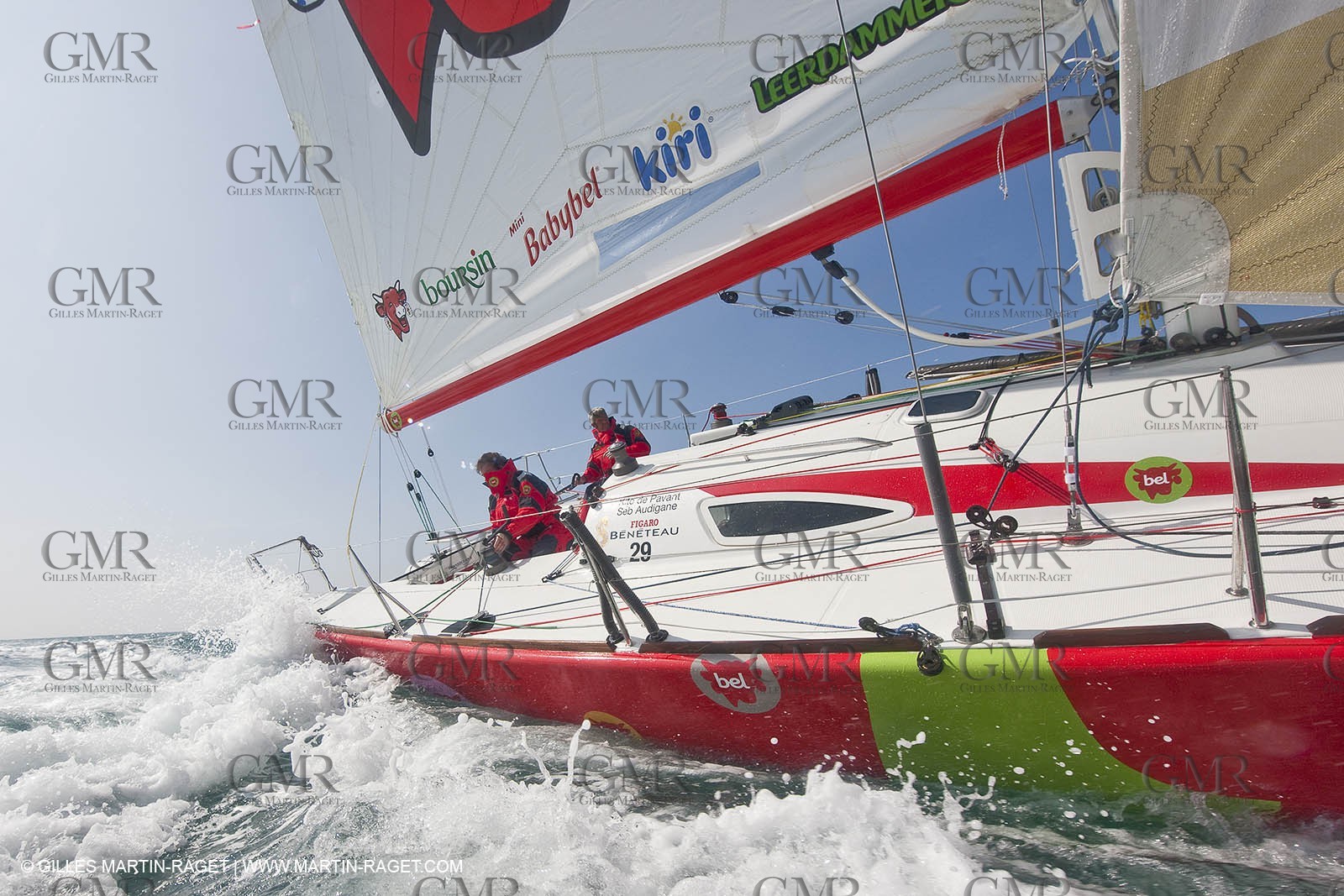 13 03 2010 -  La Grande Motte   Port Camargue (FRA) - Groupe Bel - Kito de Pavant   Sebastien Audigane training for Transat AG2R