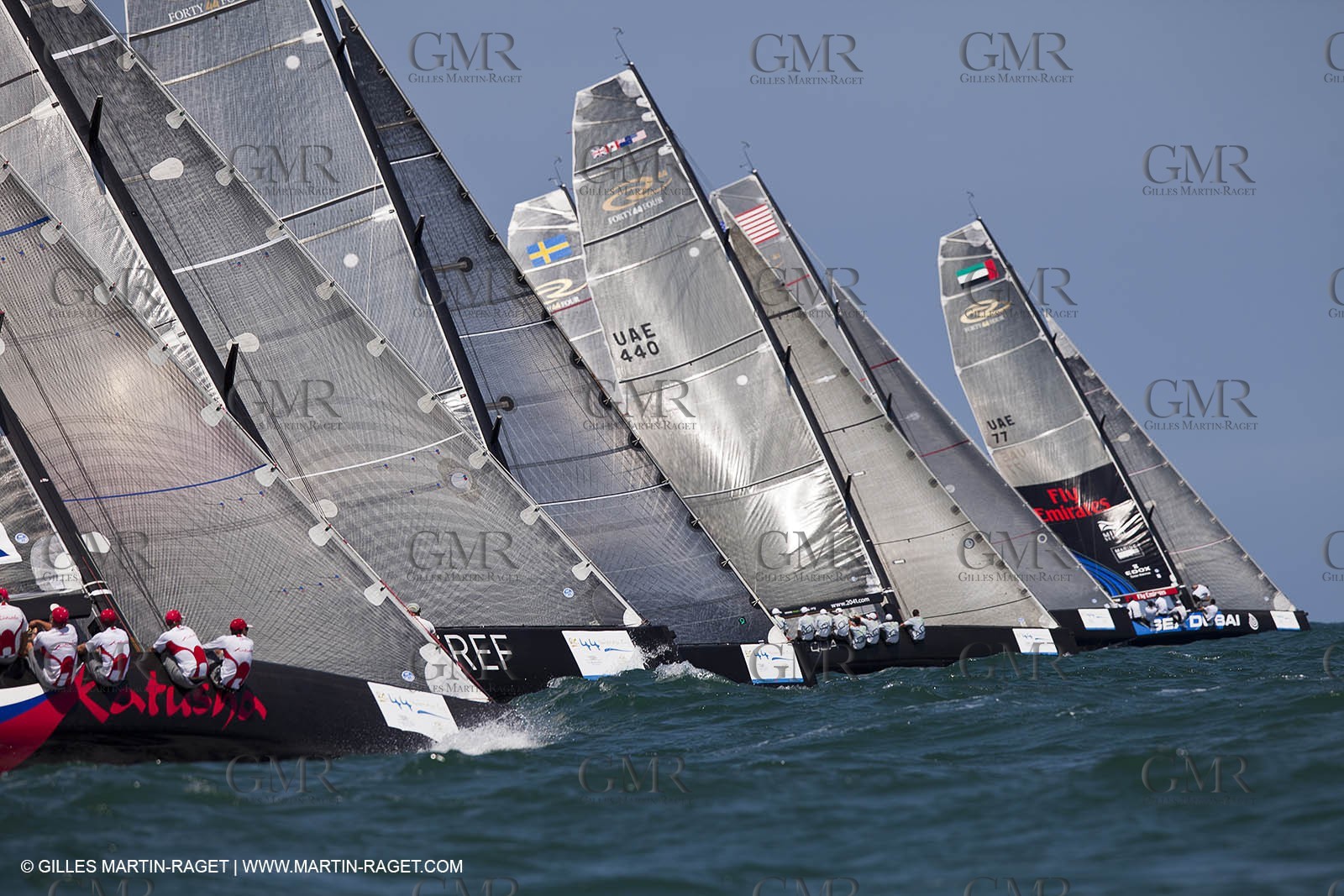 31 07 2010 - Valencia (ESP) - BMW ORACLE Racing - RC 44 Valencia Cup - fleet racing - Day 2