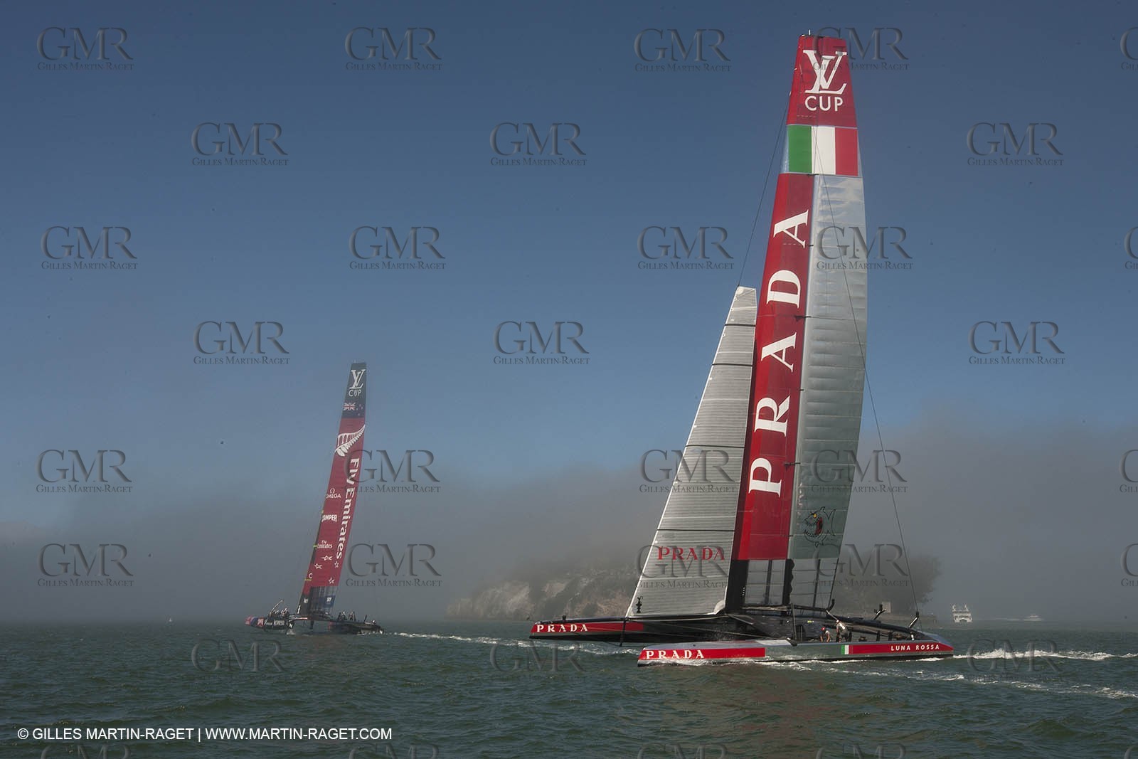 25 08 2013 - San Francisco (USA,CA) - 34th America's Cup - Louis Vuitton Cup Final, Day 7, Emirates Team New Zealand Vs Luna Rossa
