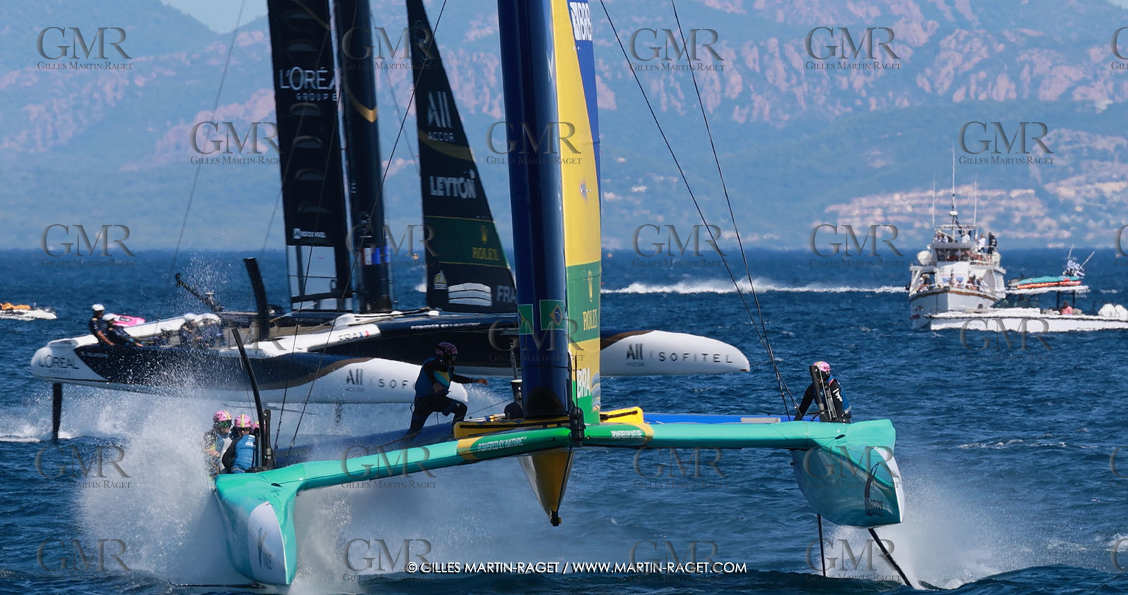 10 09 2025, Saint-Tropez,(FRA), Rockwool SailGP France Saint-Tropez, Race Day 1