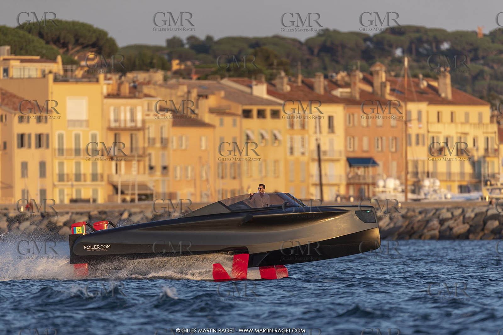 09 08 2018, Saint-Tropez (FRA,83), Foiler, the Flying Yacht by Enata