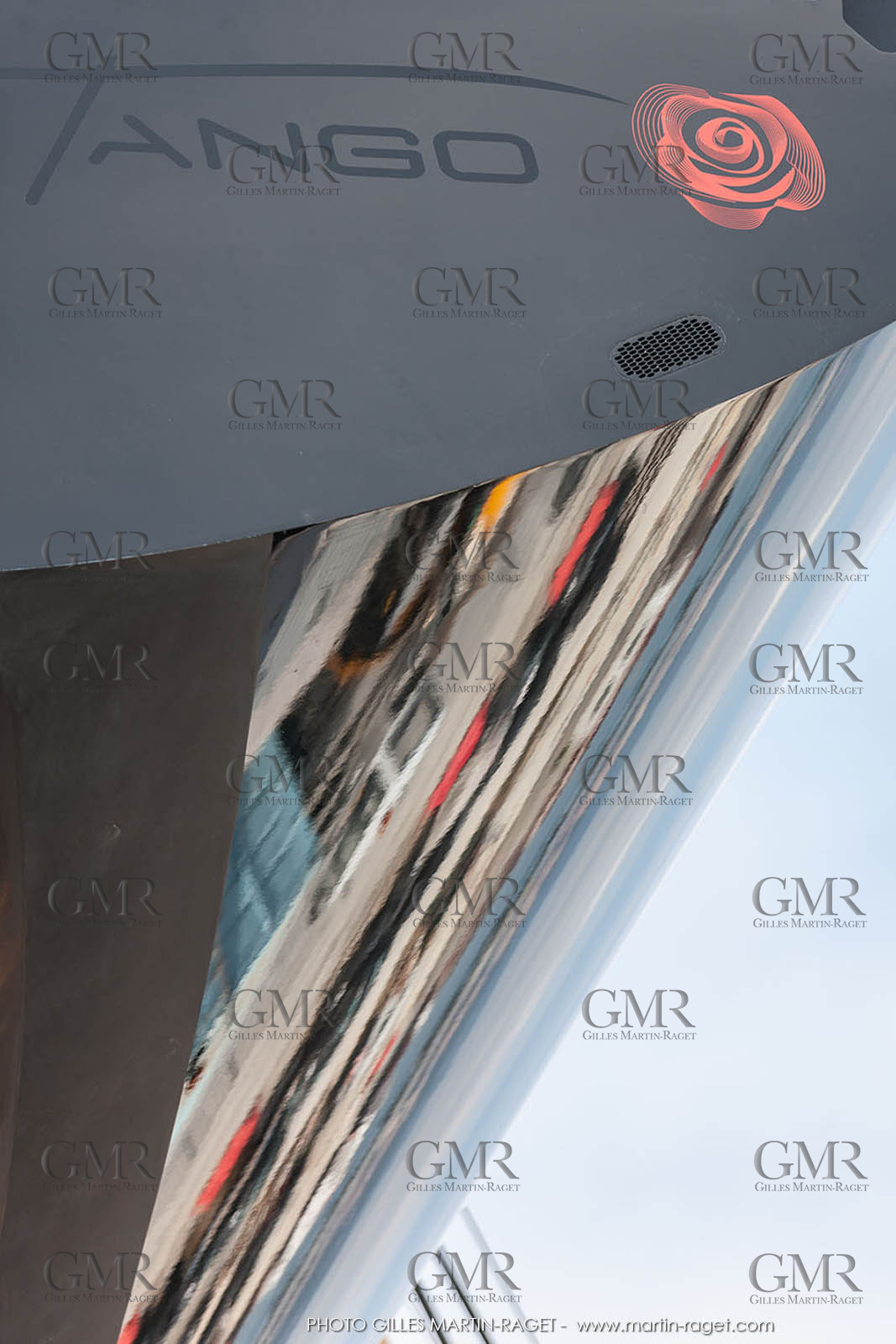 22 07 2017, Savona (ITA), Wally Cento Tango going out of the shed, Photo Gilles Martin-Raget