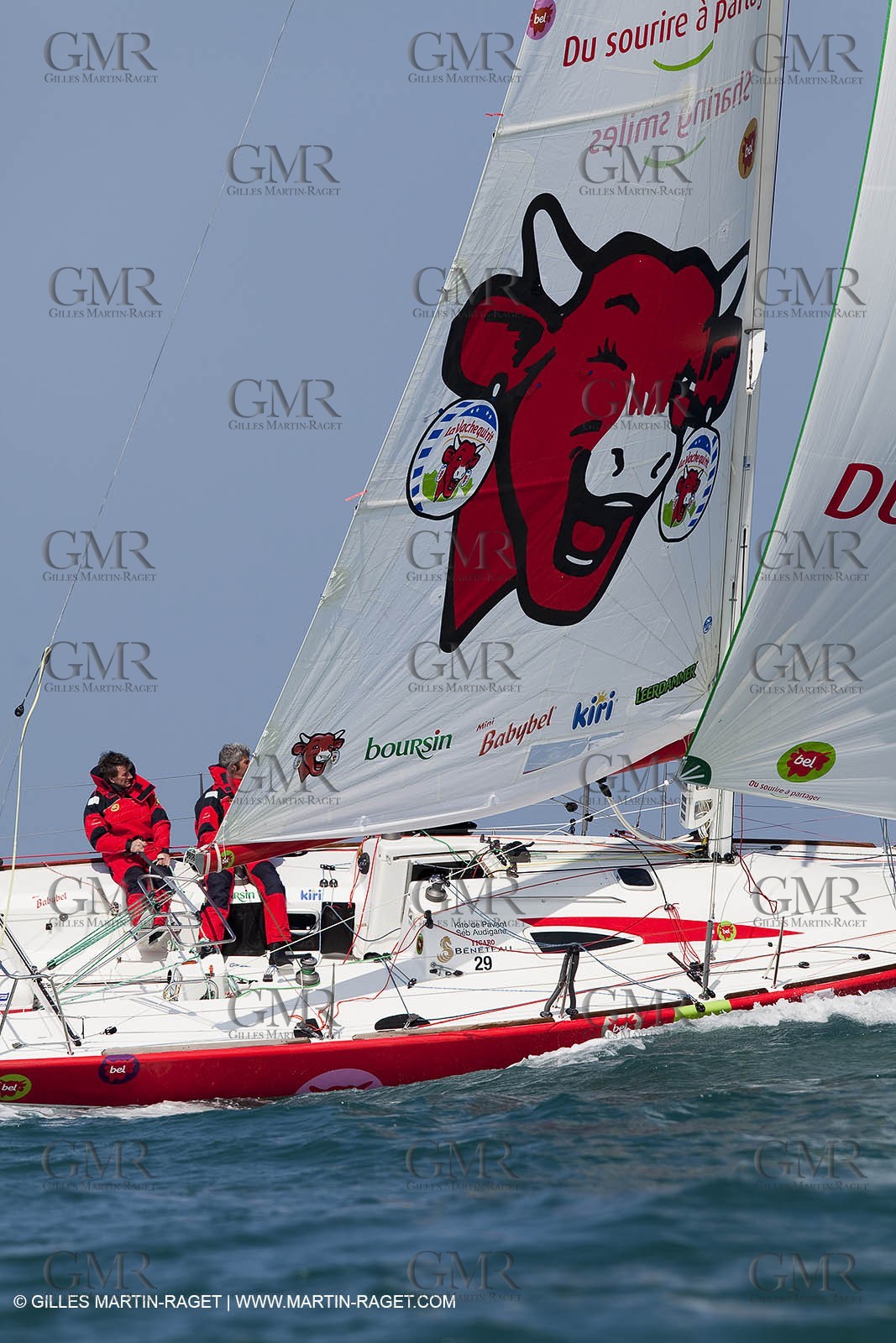 13 03 2010 - La Grande Motte   Port Camargue (FRA) - Groupe Bel - Entraînement Kito de Pavant   Sébastien Audigane en vue de la Transat AG2R 2010