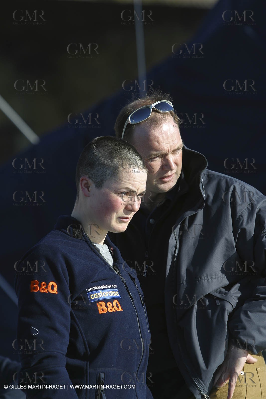 Kingfisher II - Jules Verne Trophy 2002 start - Brest