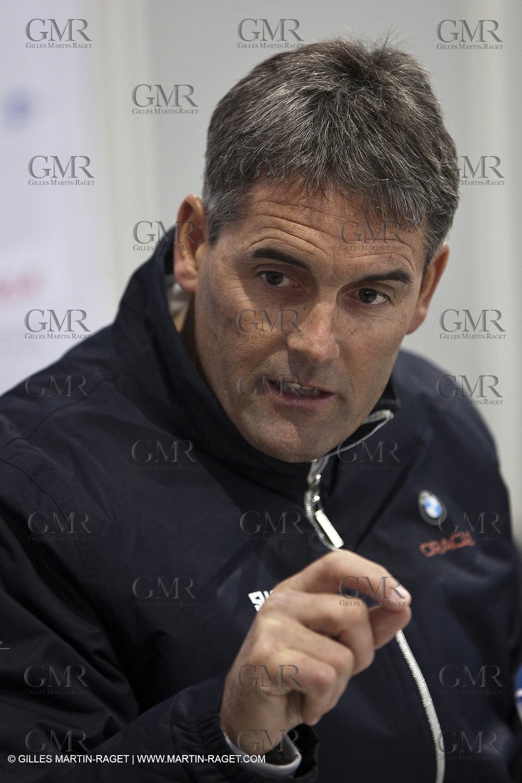 19 01 2010 - Valencia (ESP) - 33rd America's Cup - BMW ORACLE Racing - Boat preparation - Valencia Training - Sail 3 - International press visit base - Russell Coutts