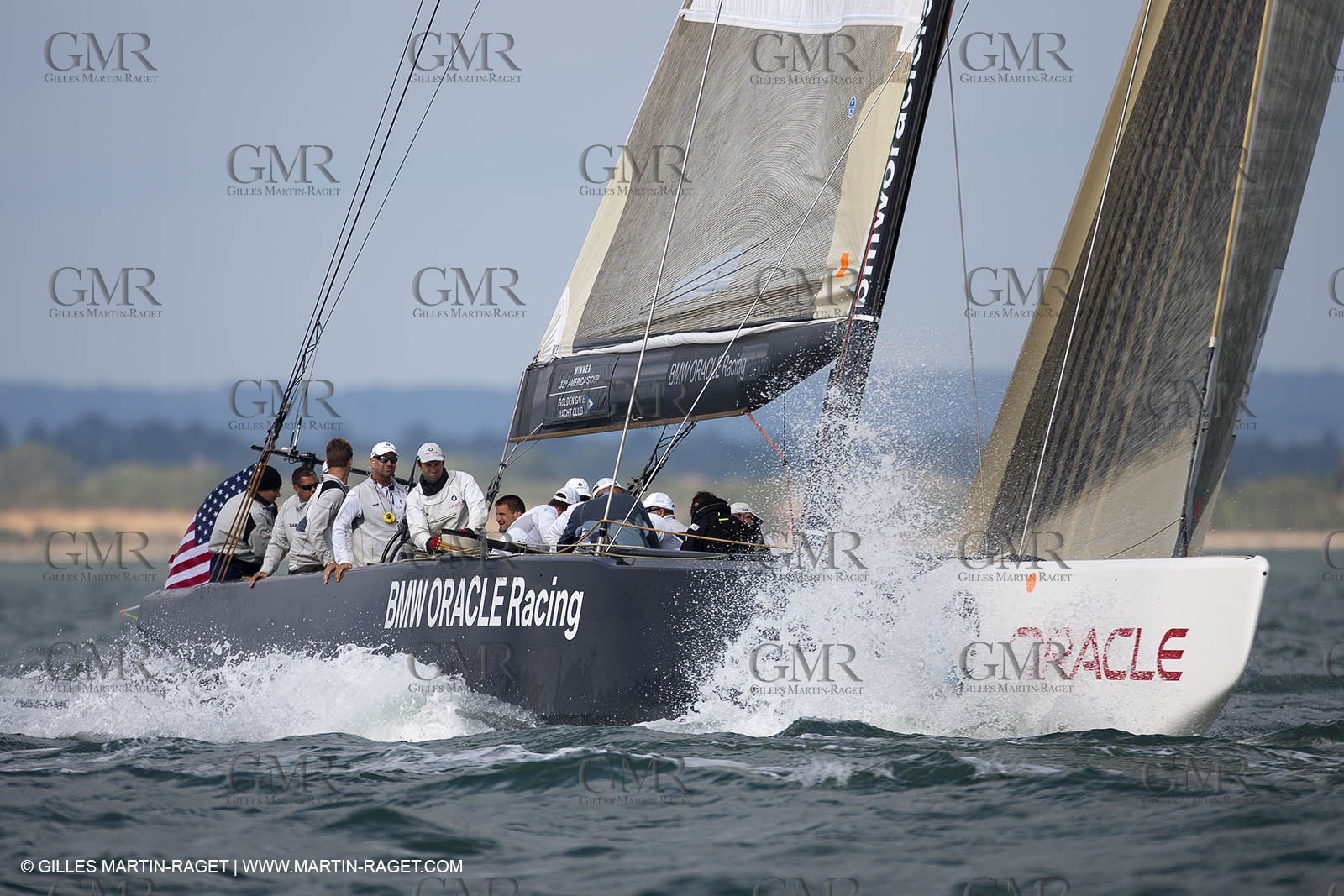 02 08 2010 - Cowes (UK, IOW) -  The 1851 Cup -  BMW ORACLE Racing - Training Day