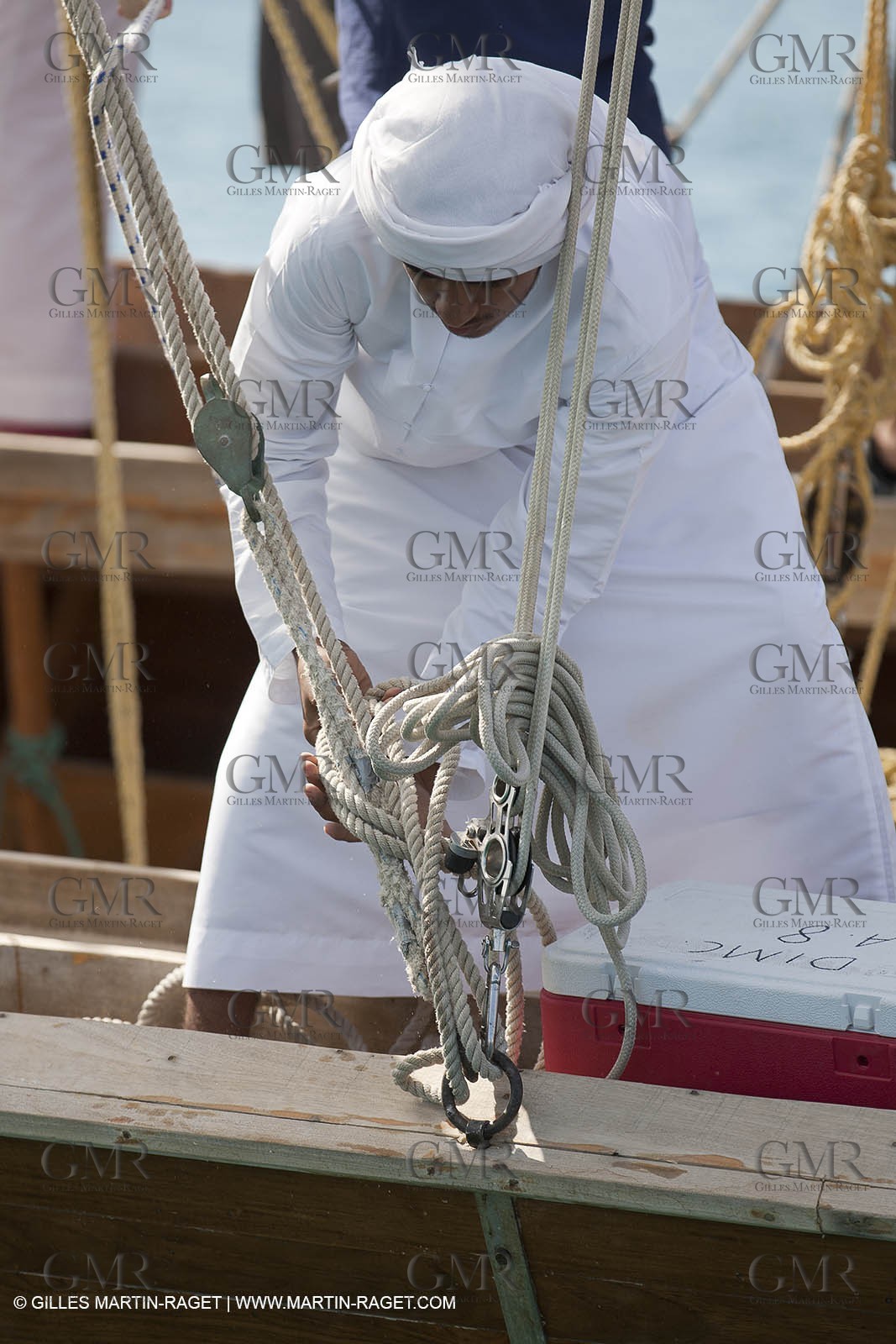 20 11 2010 - Dubai (UAE) - Dubai Louis Vuitton Trophy - Traditionnal dhow races for competing teams
