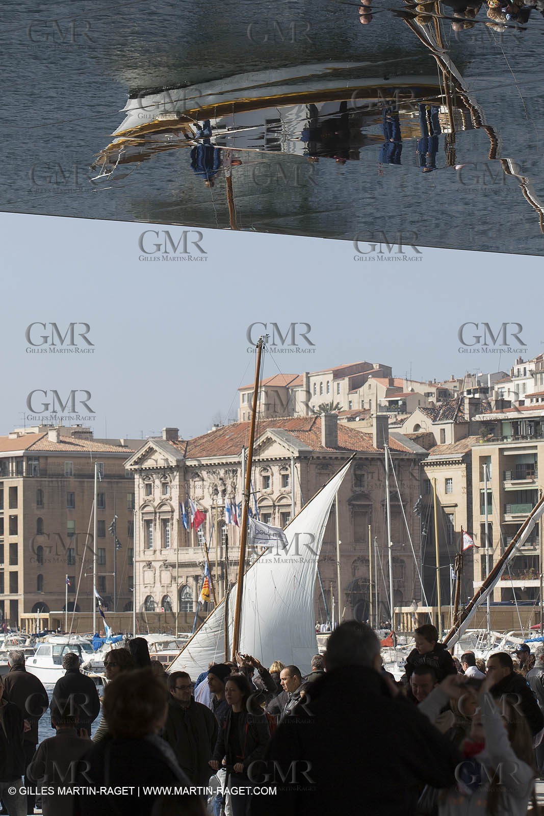 02 02 2013 Marseille (FRA,13) - Opening of the shadehouse and renovated historical Vieux Port