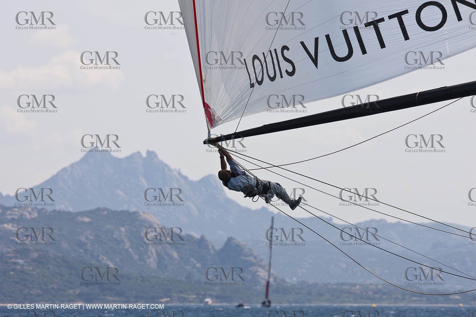 19 05 2010 - La Maddalena (ITA, Sardinia) Louis Vuitton Trophy - BMW ORACLE Racing - Training