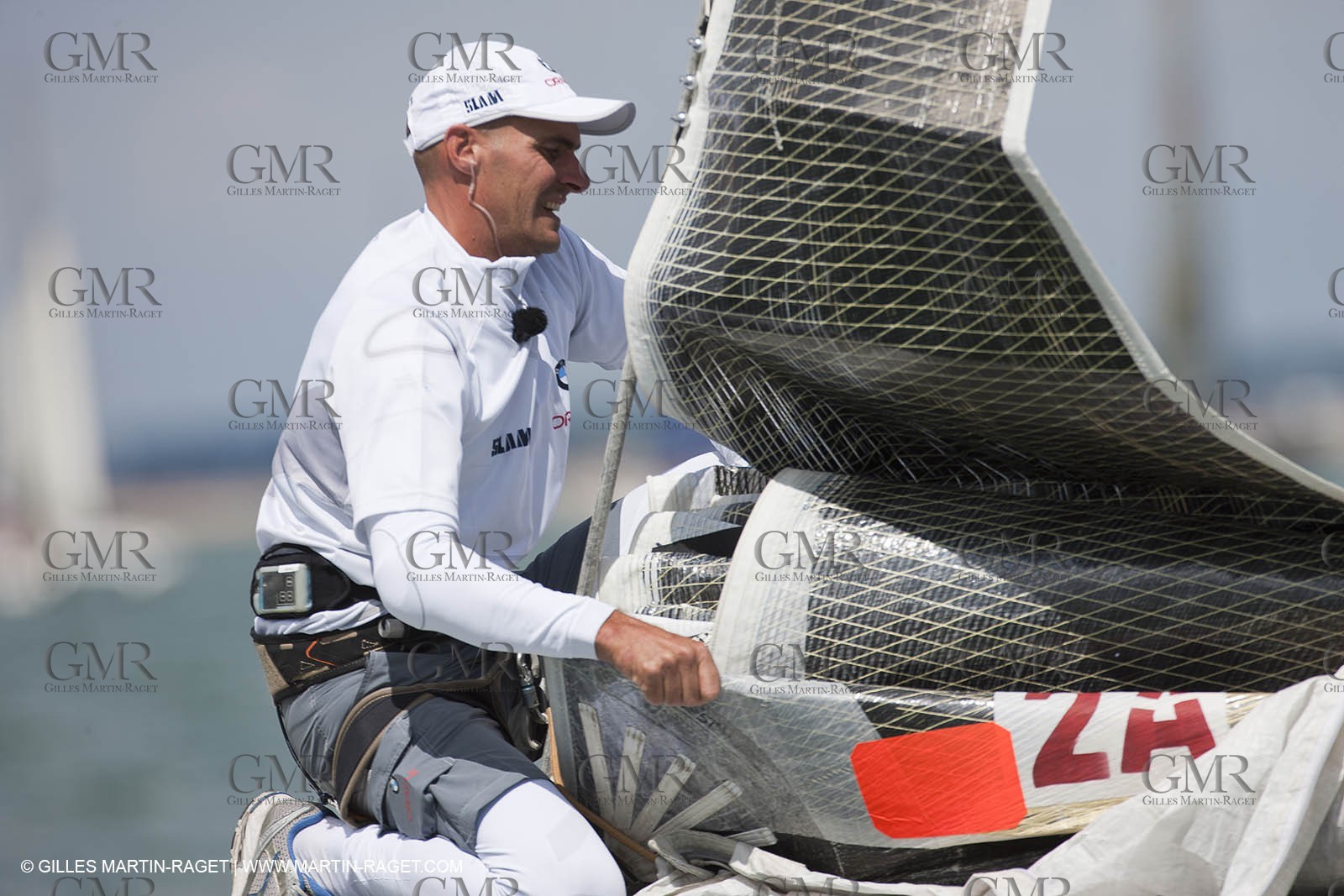 02 08 2010 - Cowes (UK, IOW) - The 1851 Cup -  BMW ORACLE Racing - Training Day.