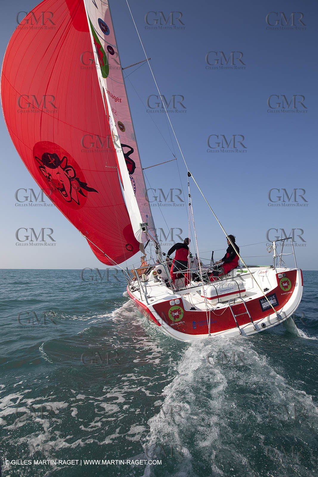 13 03 2010 - La Grande Motte   Port Camargue (FRA) - Groupe Bel - Entraînement Kito de Pavant   Sébastien Audigane en vue de la Transat AG2R 2010