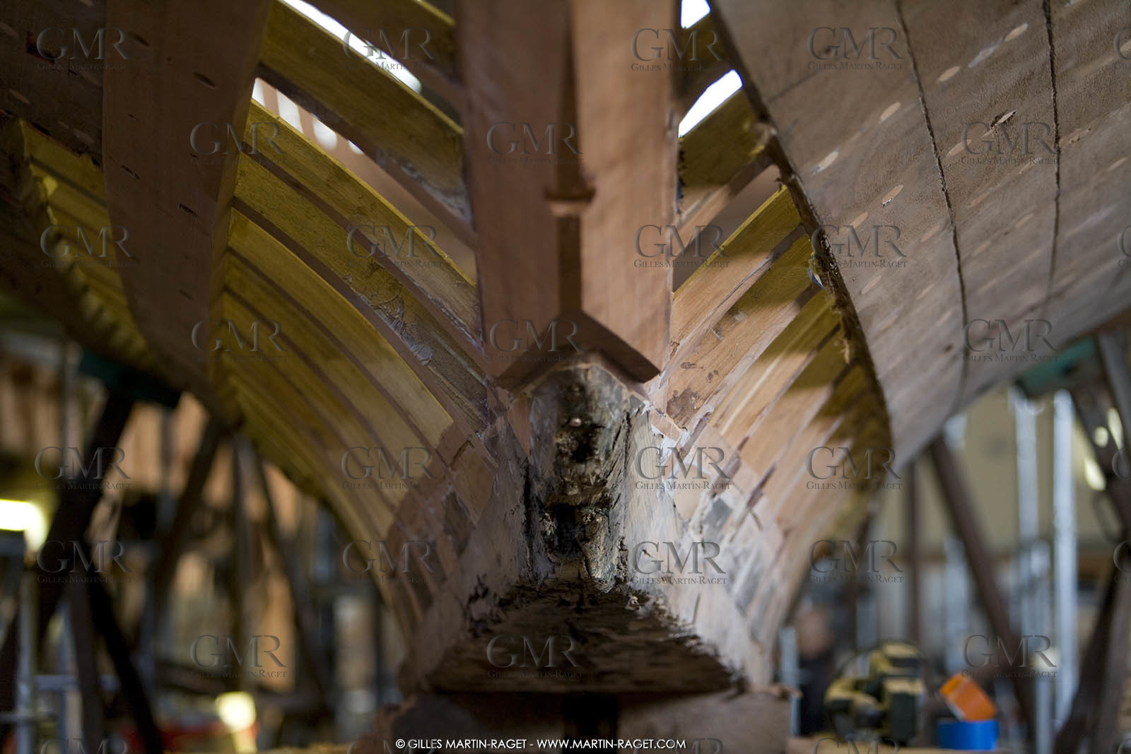 27 11 2007 - La Ciotat (FRA, 13) - Mariska refit at Charpentiers Réunis boatyard