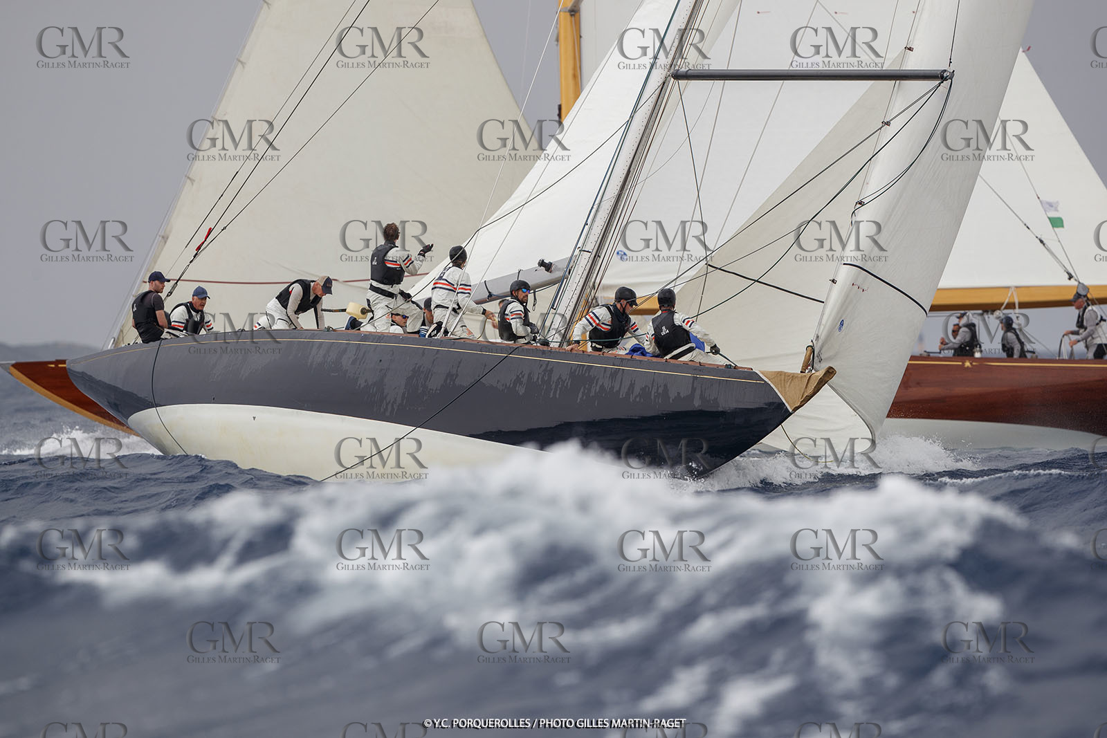 19 06 2024, Porquerolles Island (FRA), Championnat du monde des 12 m JI 2024, Race Day 1