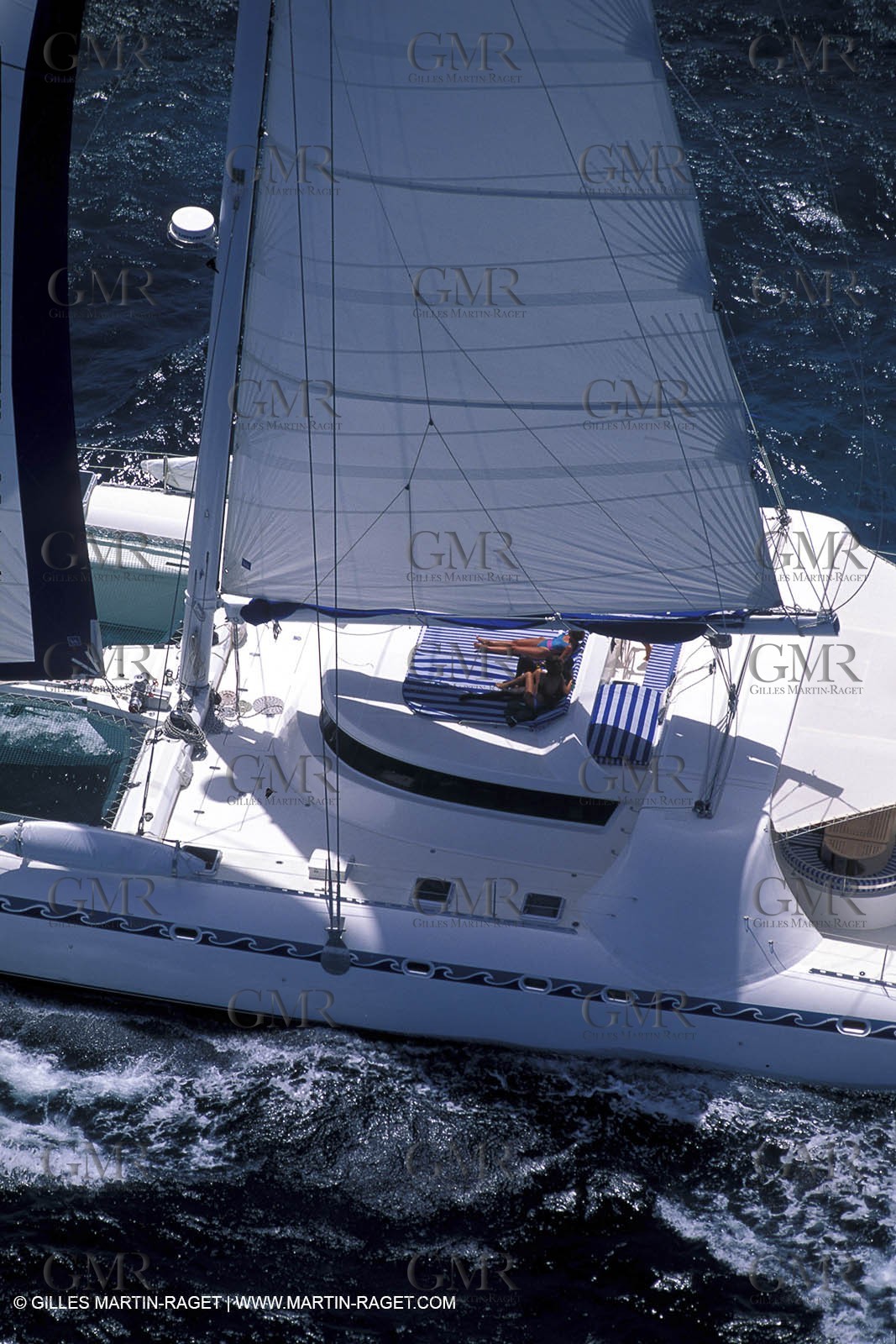 Cruising multihull sailing