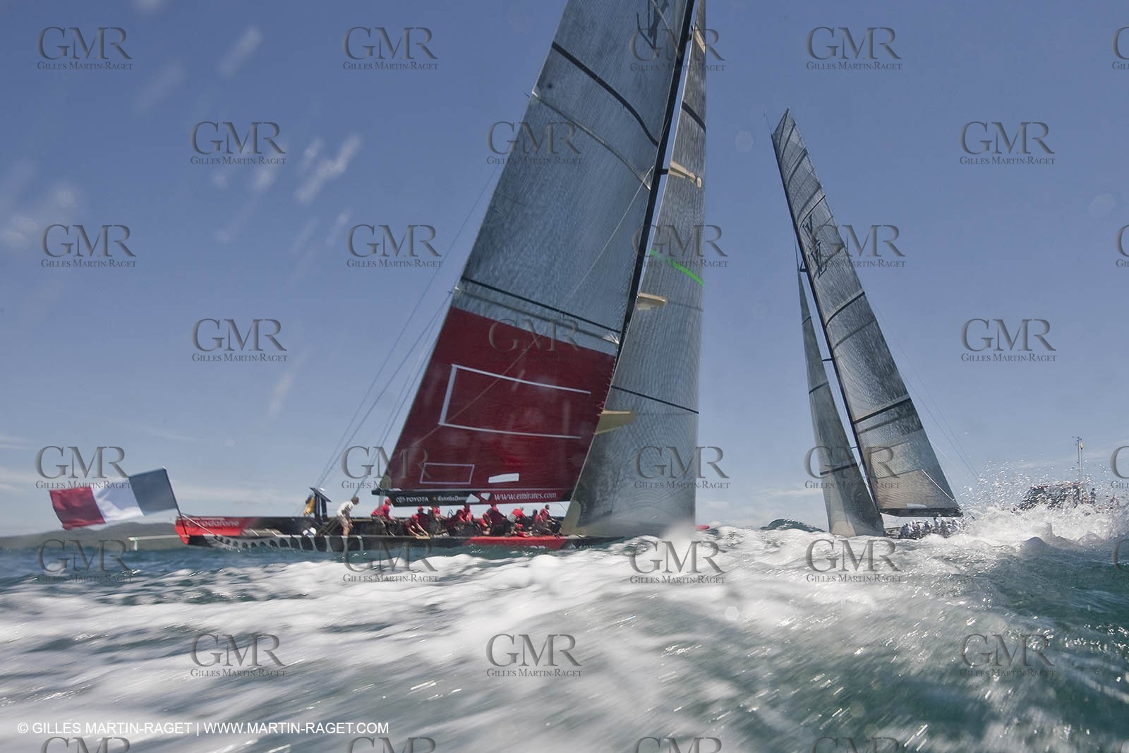 21 01 2009 - Auckland (NZL) -  Louis Vuitton Pacific Series - BMW ORACLE Racing - Training