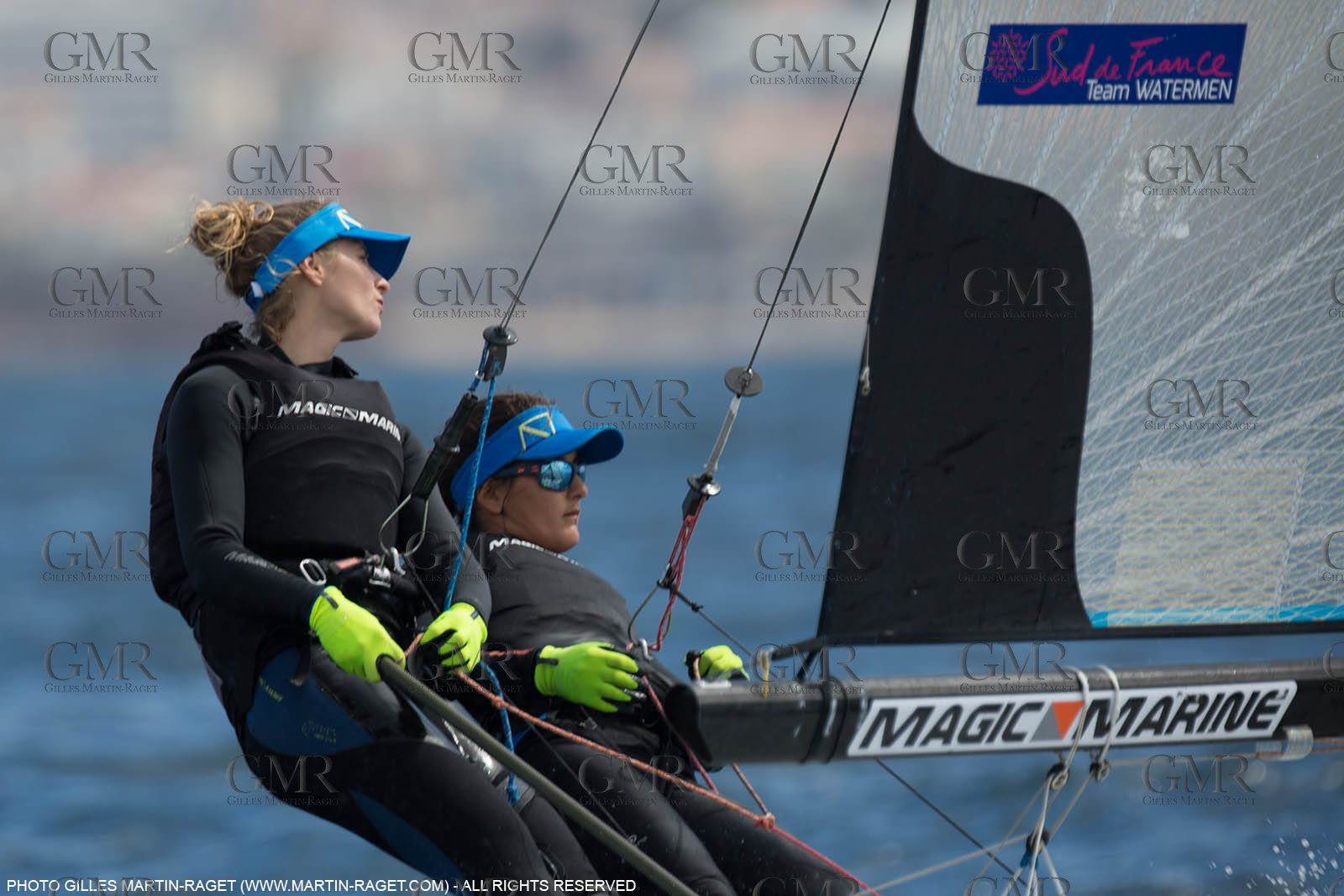 Marseille, (FRA,13), 2016 Rio Olympic Games, Sailing, 49er FX, Steyaert Sarah   Compan Aude (FRA)