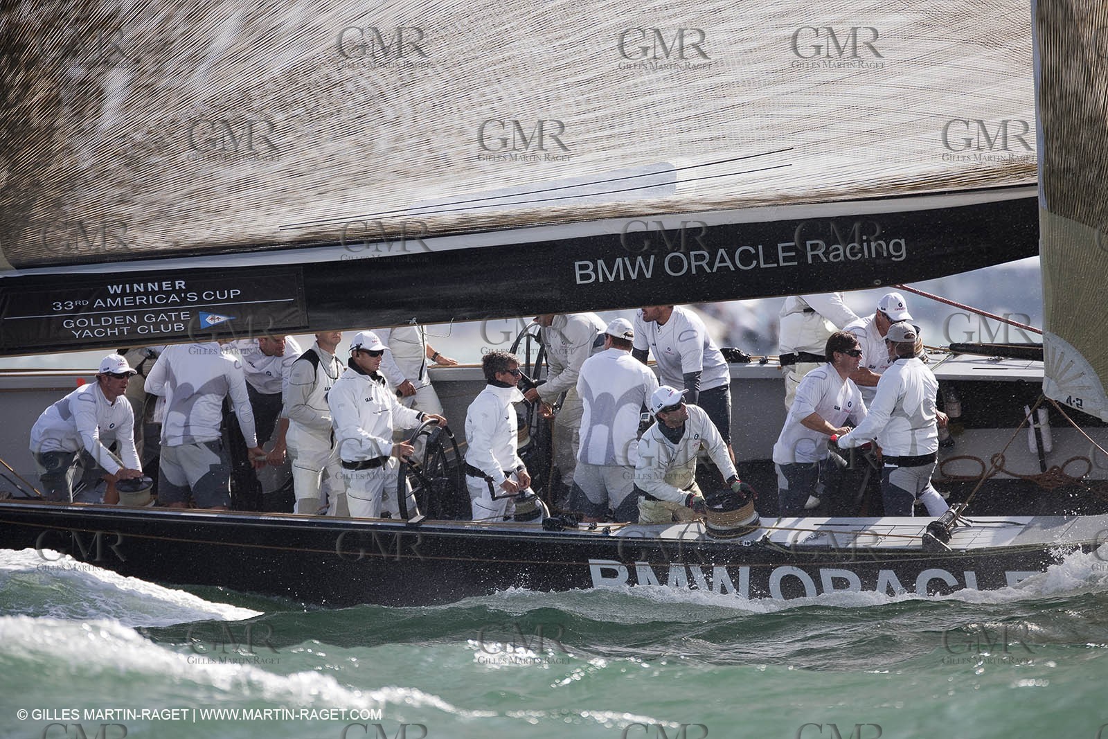 03 08 2010 - Cowes (UK, IOW) - The 1851 Cup -  BMW ORACLE Racing - Day 1.
