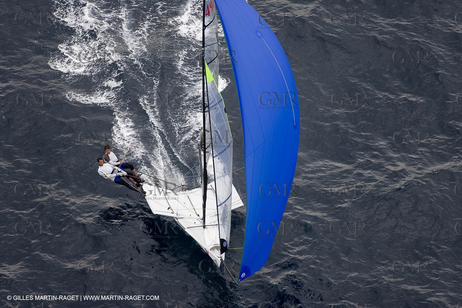 26 04 2007 - 2007 Semaine Olympique Française - Hyères (South of France) - Day 5 - Team France - 49er - LAGRAVIERE-CHRISTIDIS