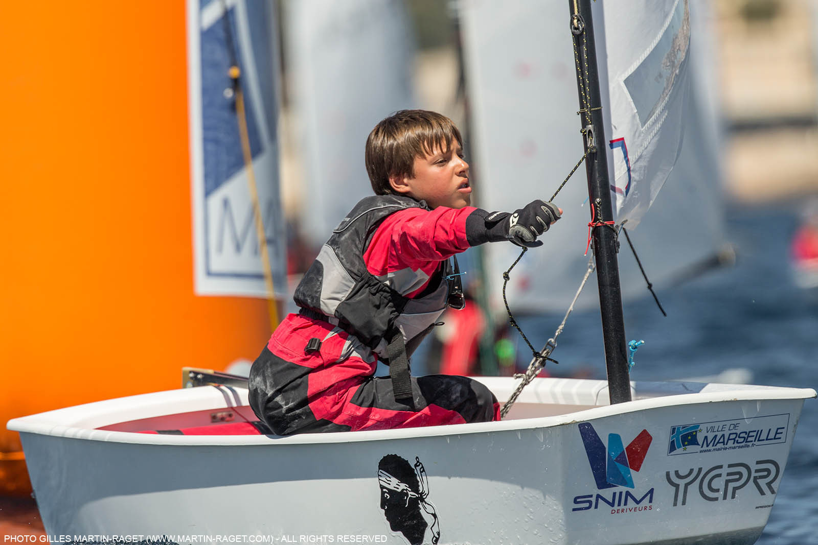 14 04 2016, Marseille (FRA,13), SNIM Dériveurs, Coupe Internationale de Printemps Optimist, Day 4