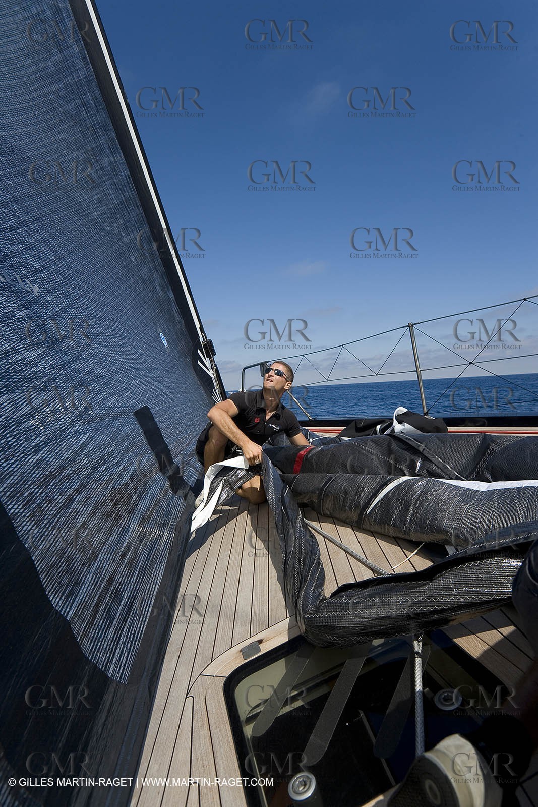 03 09 06 - Porto Cervo (Sardinia) - Maxi World Cup 2006 - A bord Wally 90 Tango