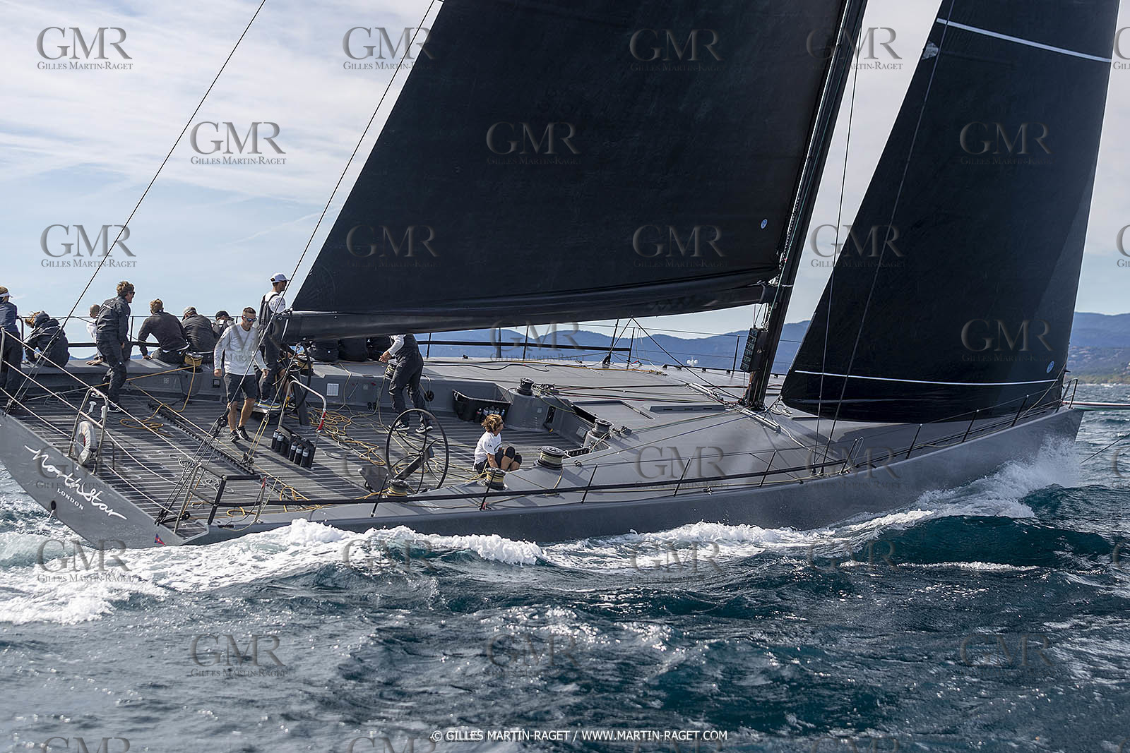 02 10 2022, Saint-Tropez (FRA,83), Voiles de Saint-Tropez 2022,  entraînement des maxis