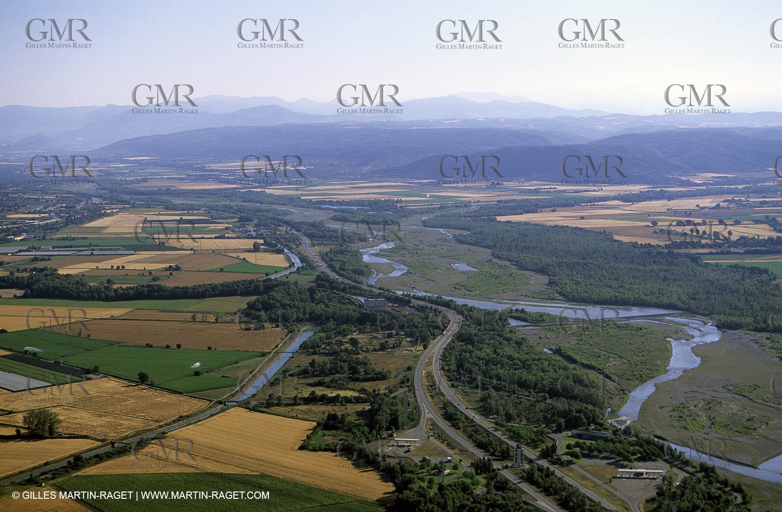 Durance valley near Manosque