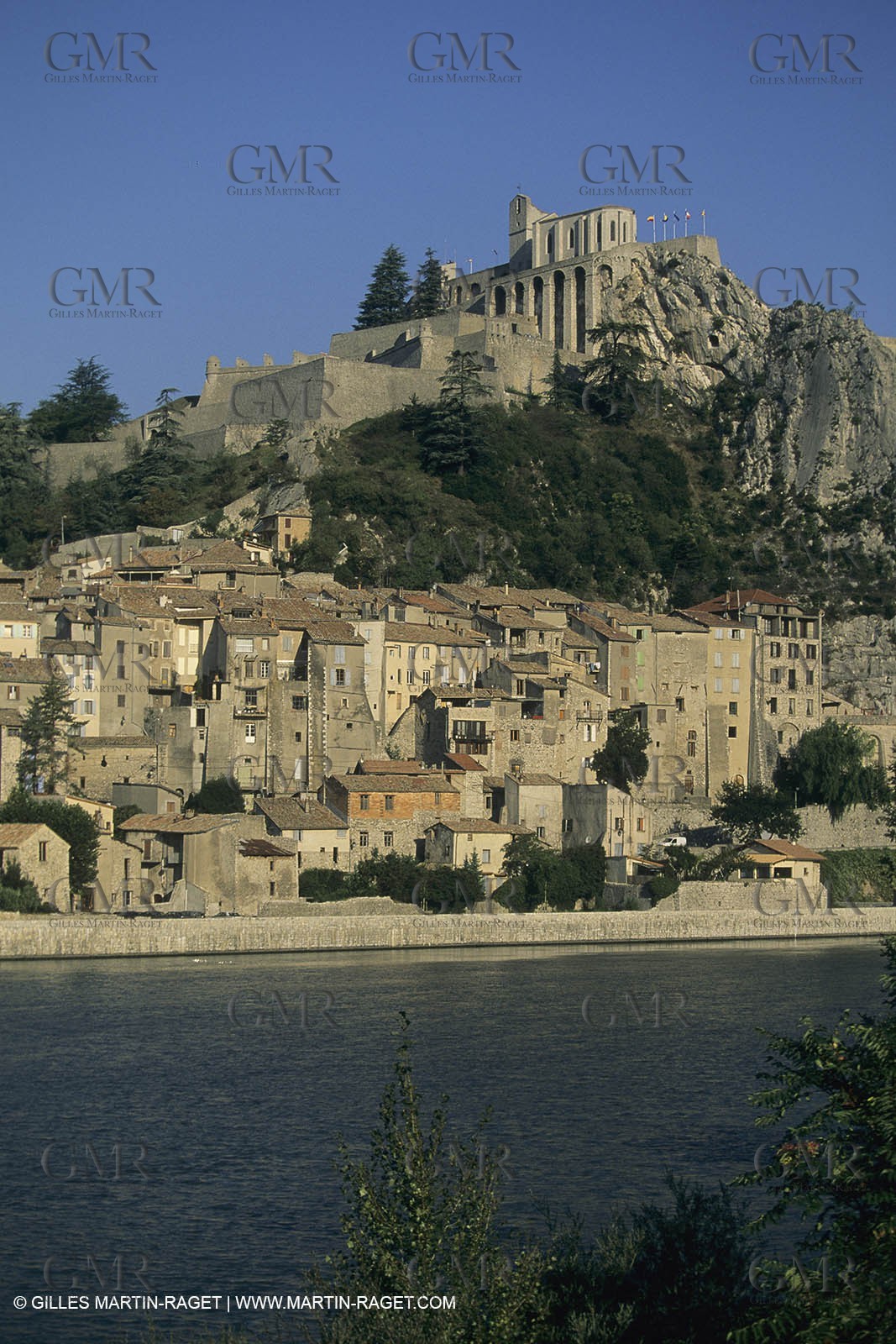 France, Provence, Haute Provence, Val de Durance, Durance river valley, Sisteron