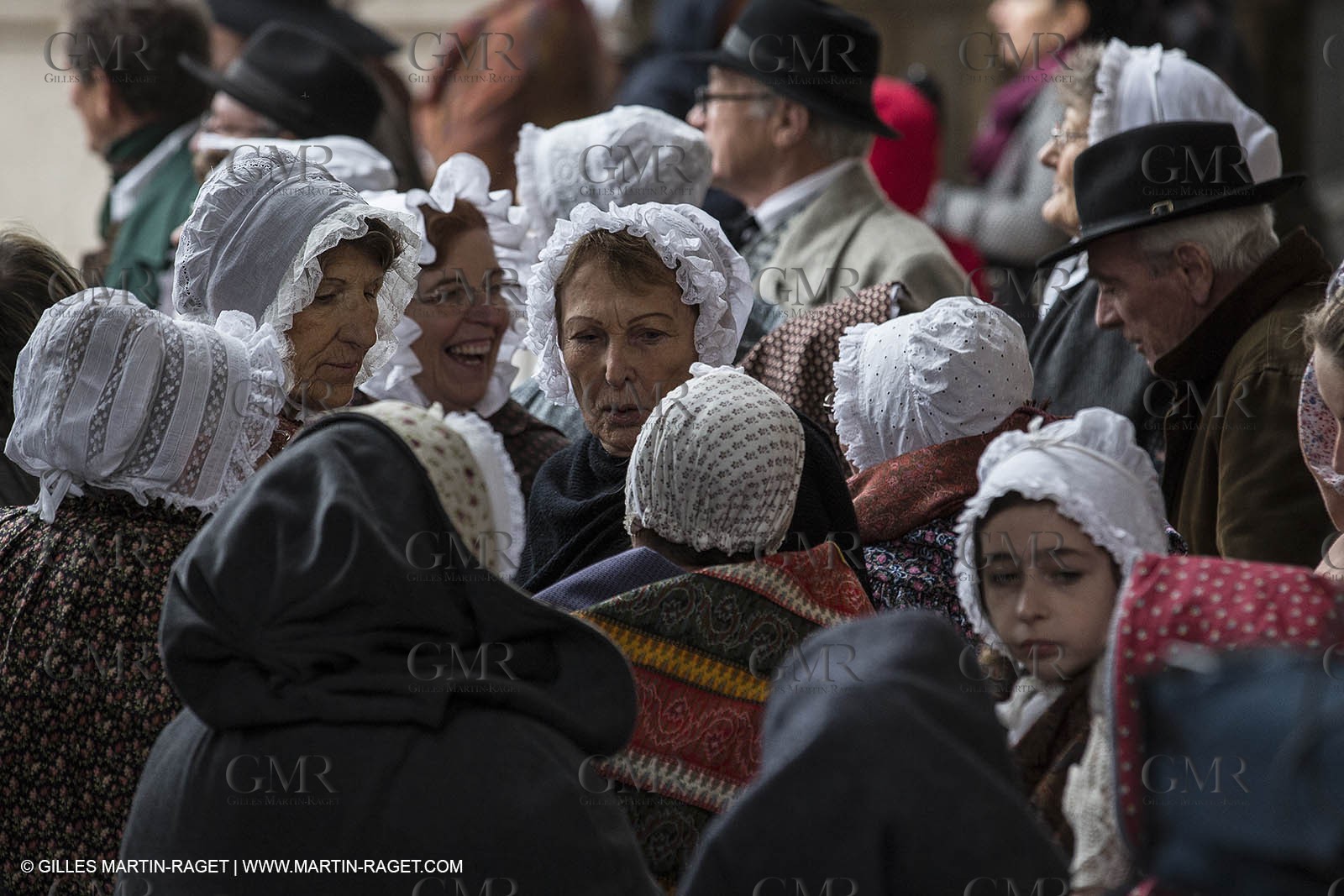 13 01 2012 - Marseille (FRA,13), Opening week-end for MP 2013, European capital of Culture, Traditional costumes from Provence
